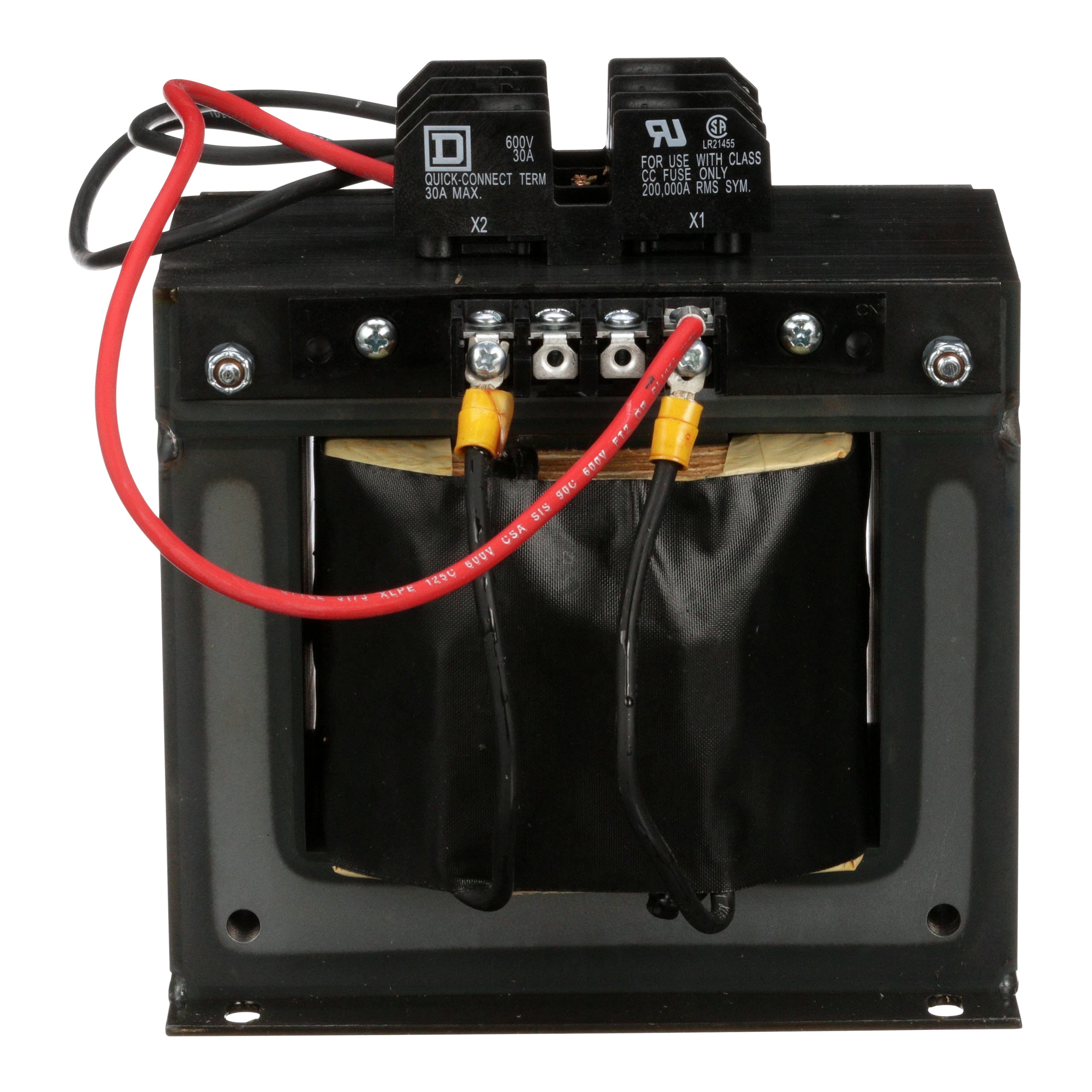 Picture of 9070TF2000D1 - Industrial control transformer, Type TF, 1 phase, 2000VA, 240x480V primary, 120V secondary, 50/60Hz