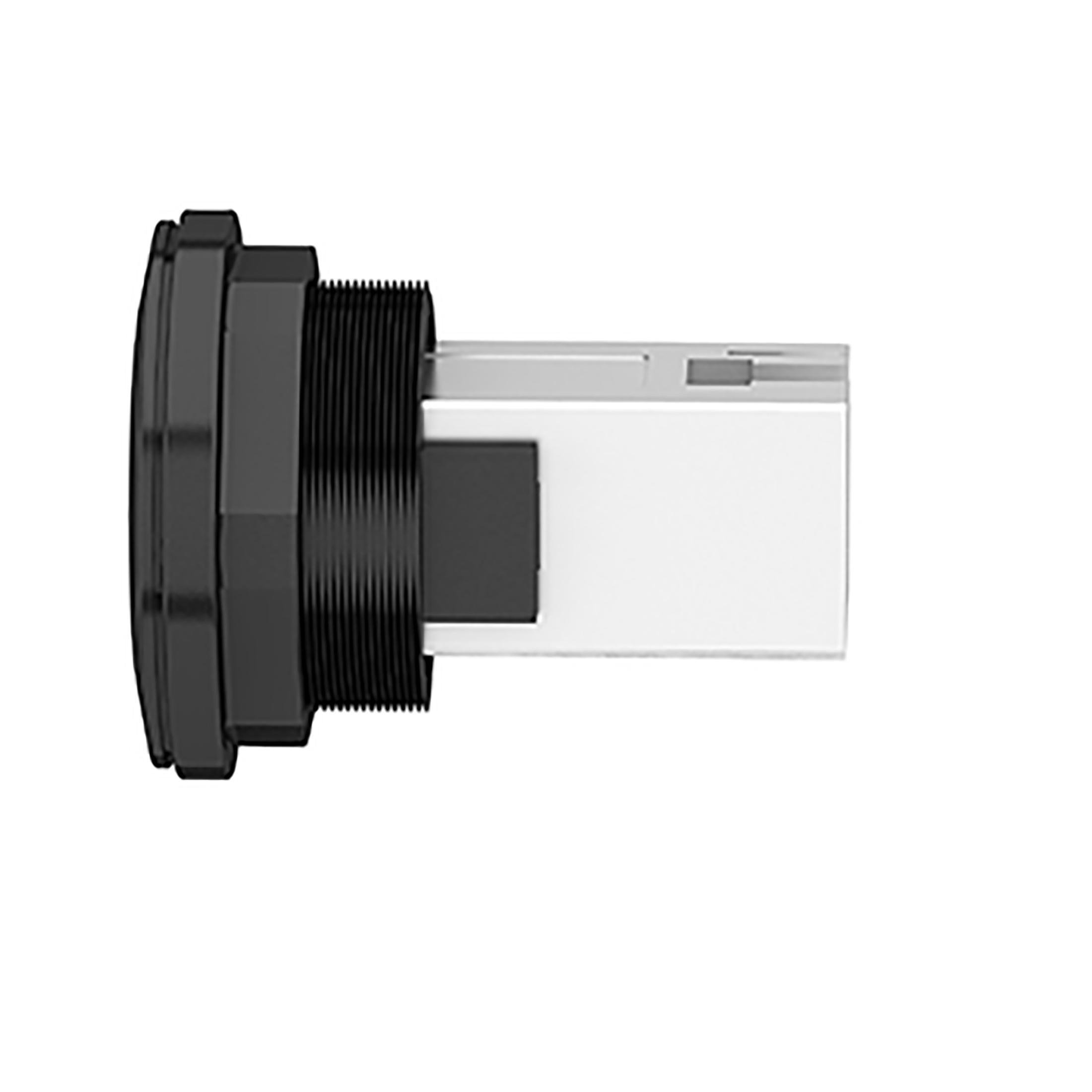 Picture of XB5PRJ45 - Panel mounted RJ45 port, Harmony XB5, plastic, 22mm, for ethernet interface, RJ45 jack