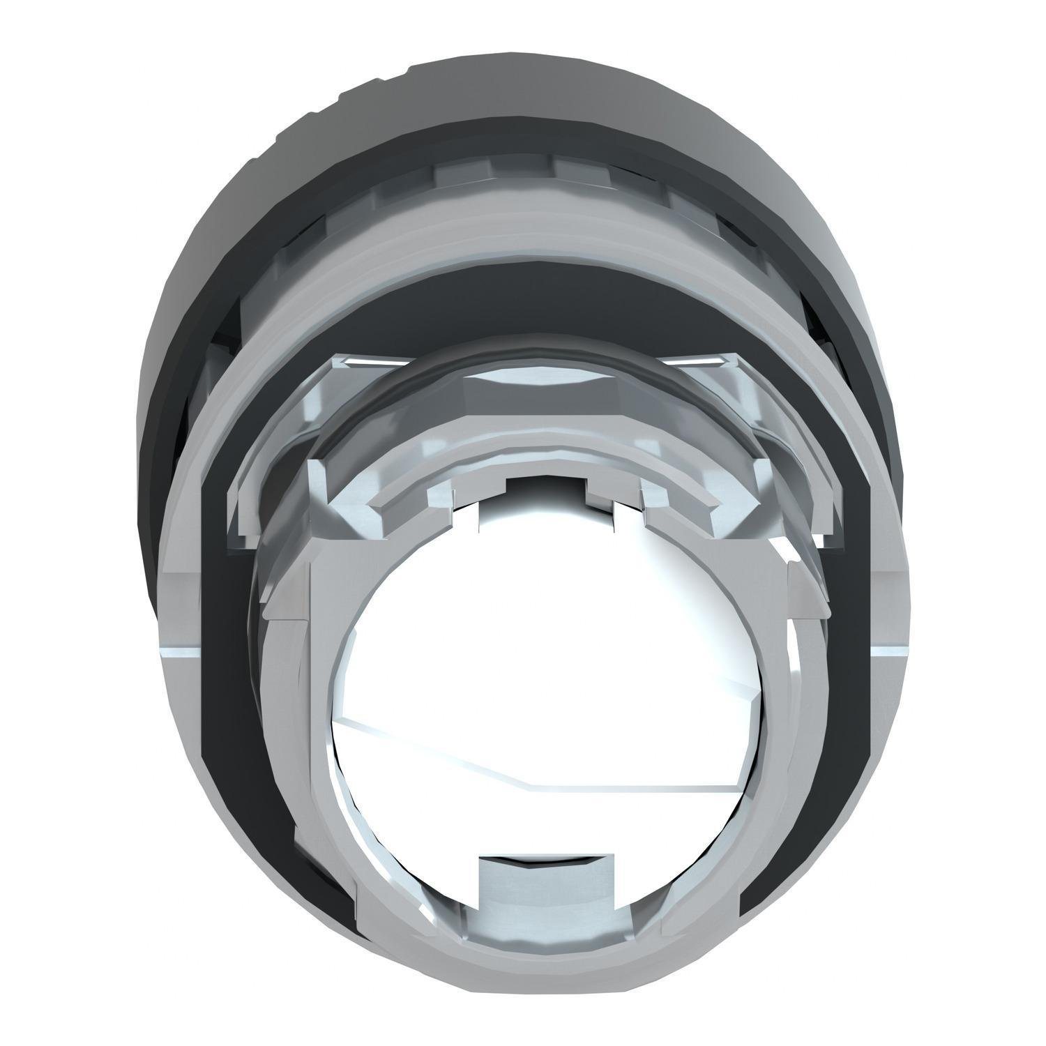 Picture of ZB4BS42 - Mushroom push button head 30mm, Harmony XB4, metal, black, 22mm, latching turn realease