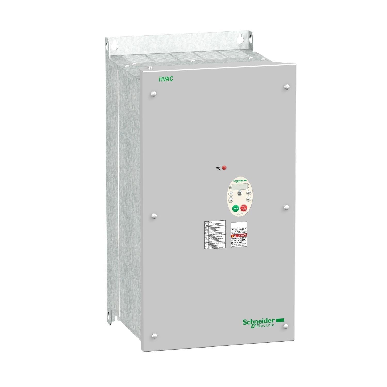 ATV212WD15N4 - variable speed drive, Altivar 212, 15kW, 20hp, 480V, 3 phases, with EMC class C2, IP55