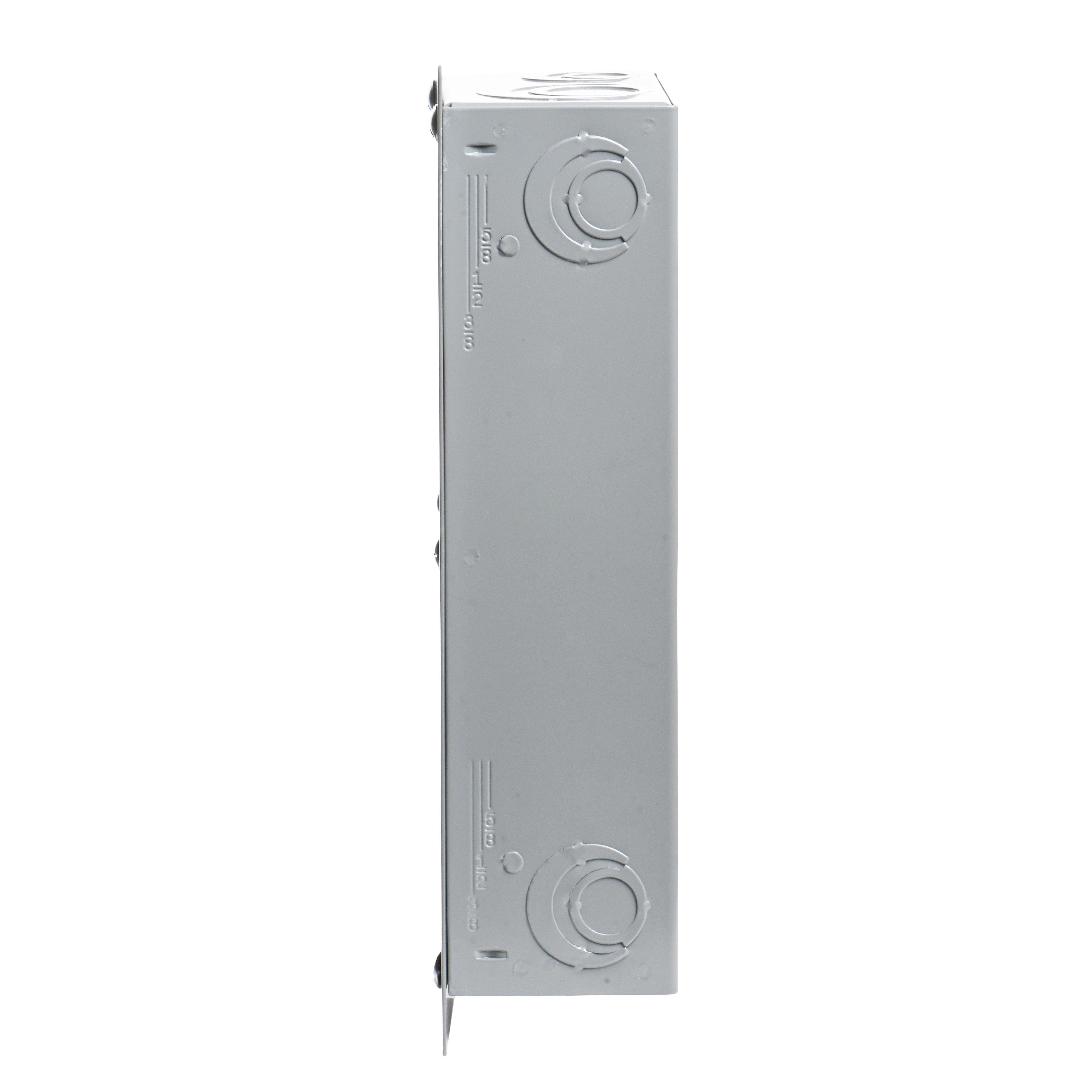 Picture of QO403L60NF - Load center, QO, 3 phase, 3 spaces, 3 circuits, 60A main lugs, NEMA1, neutral gnd bar, flush cover