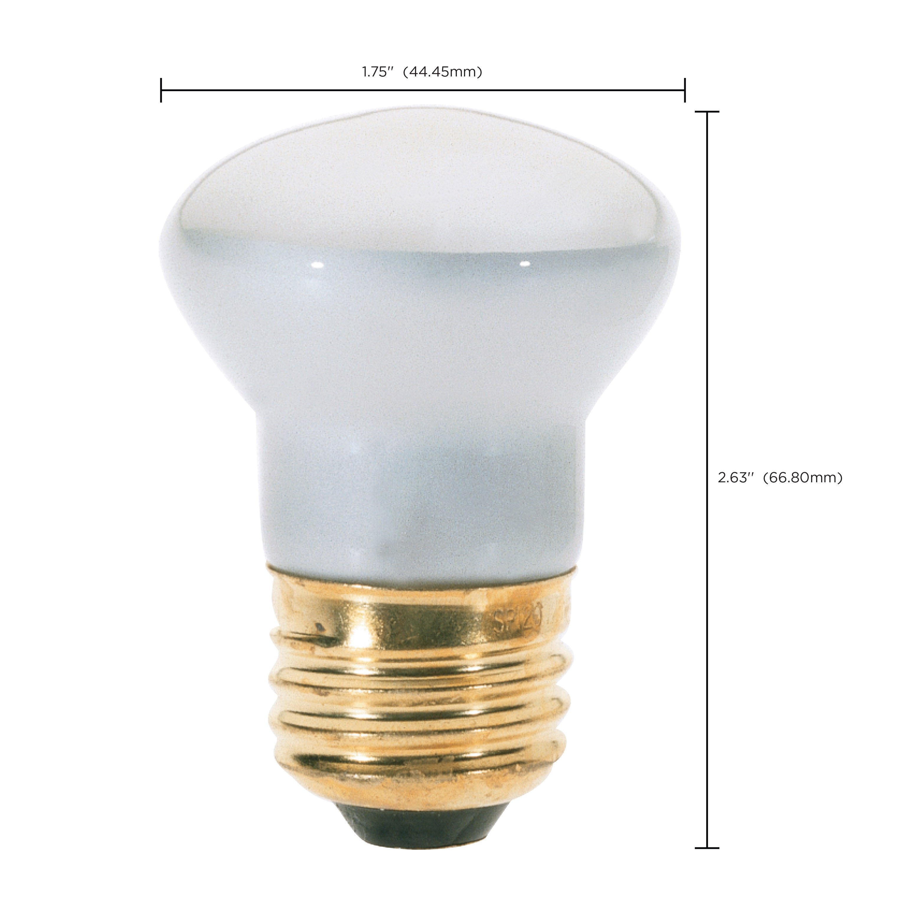 Picture of S3604 - 25 Watt R14 Incandescent - Translucent - 1500 Average rated hours - 135 Lumens - Medium base - 120 Volt