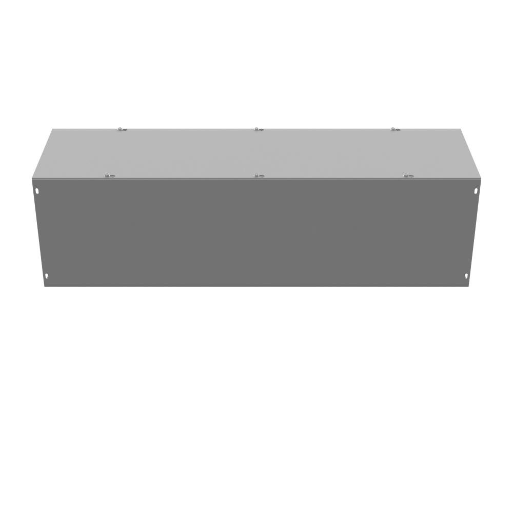 Picture of 101036-GSC1-NK - 10x36x10 Screw Cover Wireway Type 1 UL Listed Steel No Knockouts ANSI 61 Gray