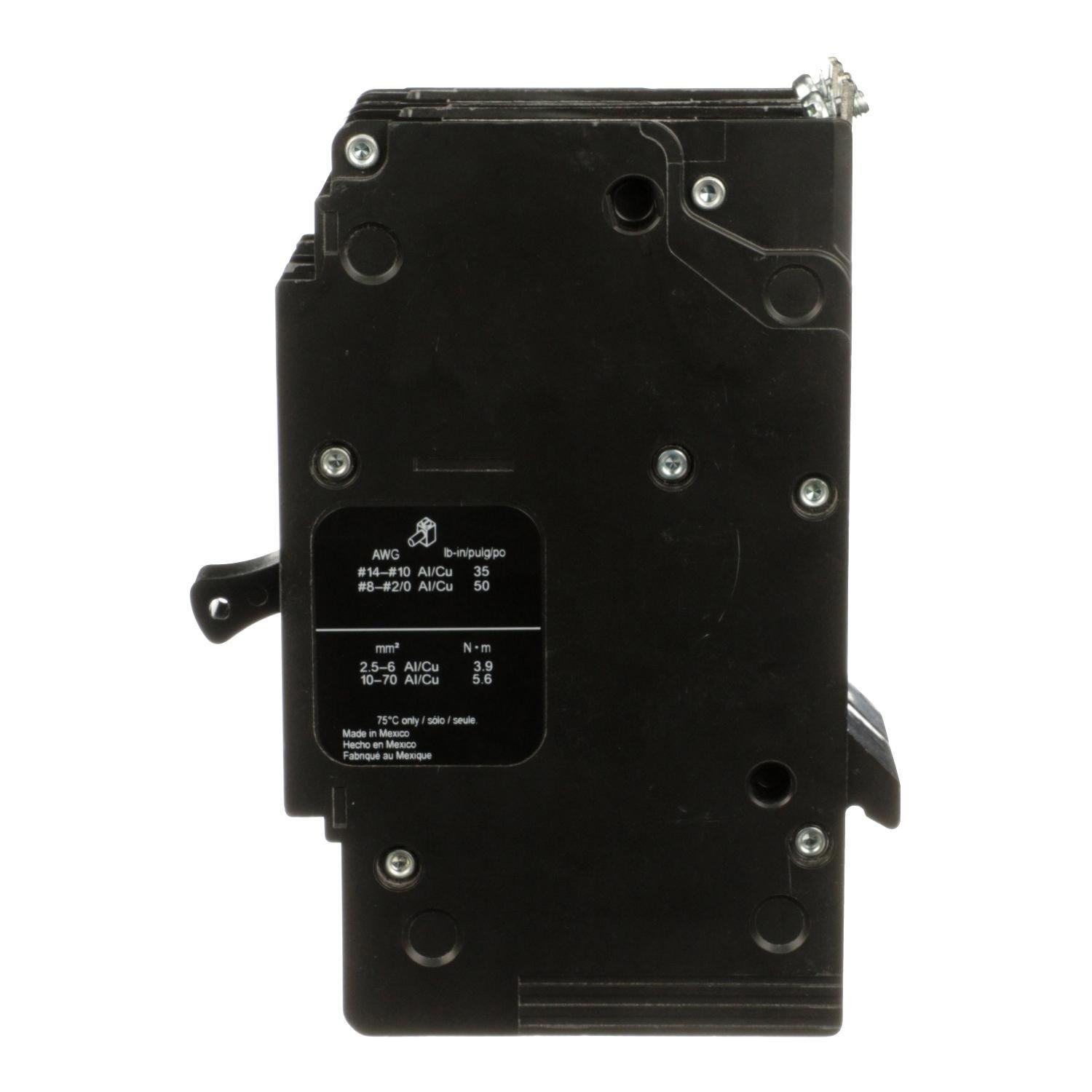 Picture of EDB24070 - Mini circuit breaker, E-Frame, 70A, 2 pole, 480Y/277VAC, 25kA max, bolt on [TAA]