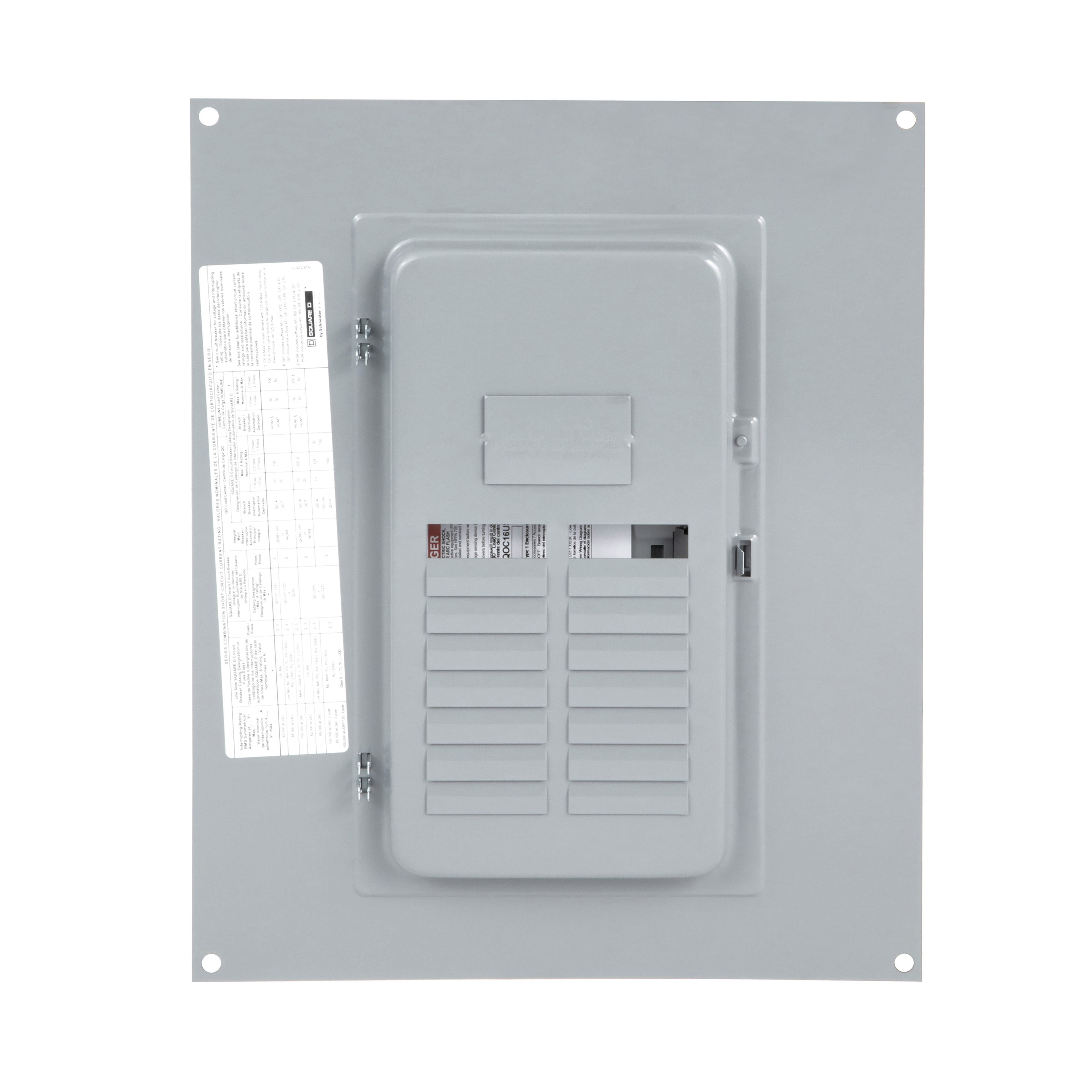 Picture of QOC16US - Replacement cover, QO, for 16 space load center, surface, gray