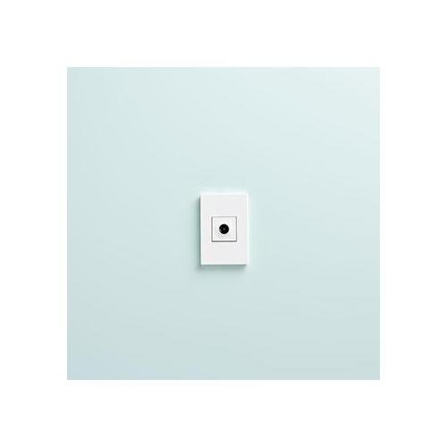 AWP1G2-WH6 - adorne® Gloss White 1-Gang Screwless Wall Plate with Microban®