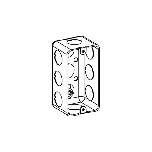 1-7/8" DEEP, 1-GANG DRAWN HANDY BOX WITH 1/2" KO