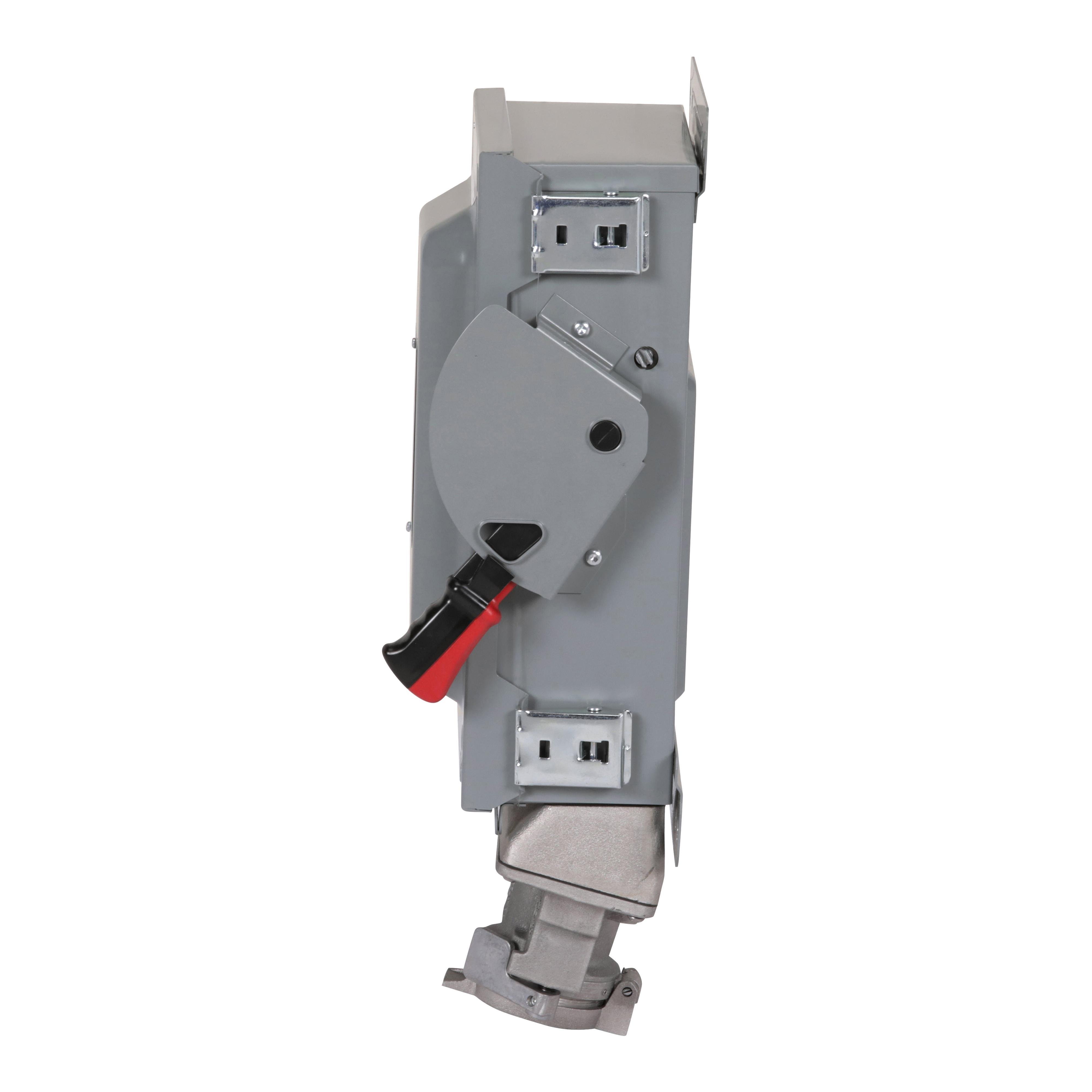 Picture of H362AWC - Safety switch, heavy duty, fusible, 60A, 600VAC/DC, 3 poles, 50HP, NEMA 12K, Crouse-Hinds Arktite