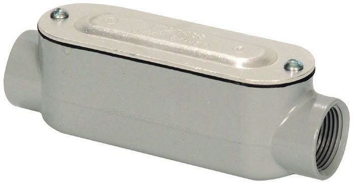 C10ACG - ALUMINUM THREADED CONDUIT BODIES WITH COVER AND GASKET, 4”