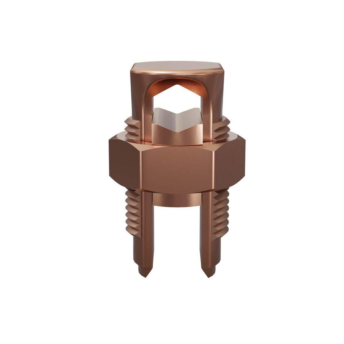 Picture of KS25 - Copper Split Bolt, Cu: 4 AWG-1/0 AWG (Str) (Run & Tap)