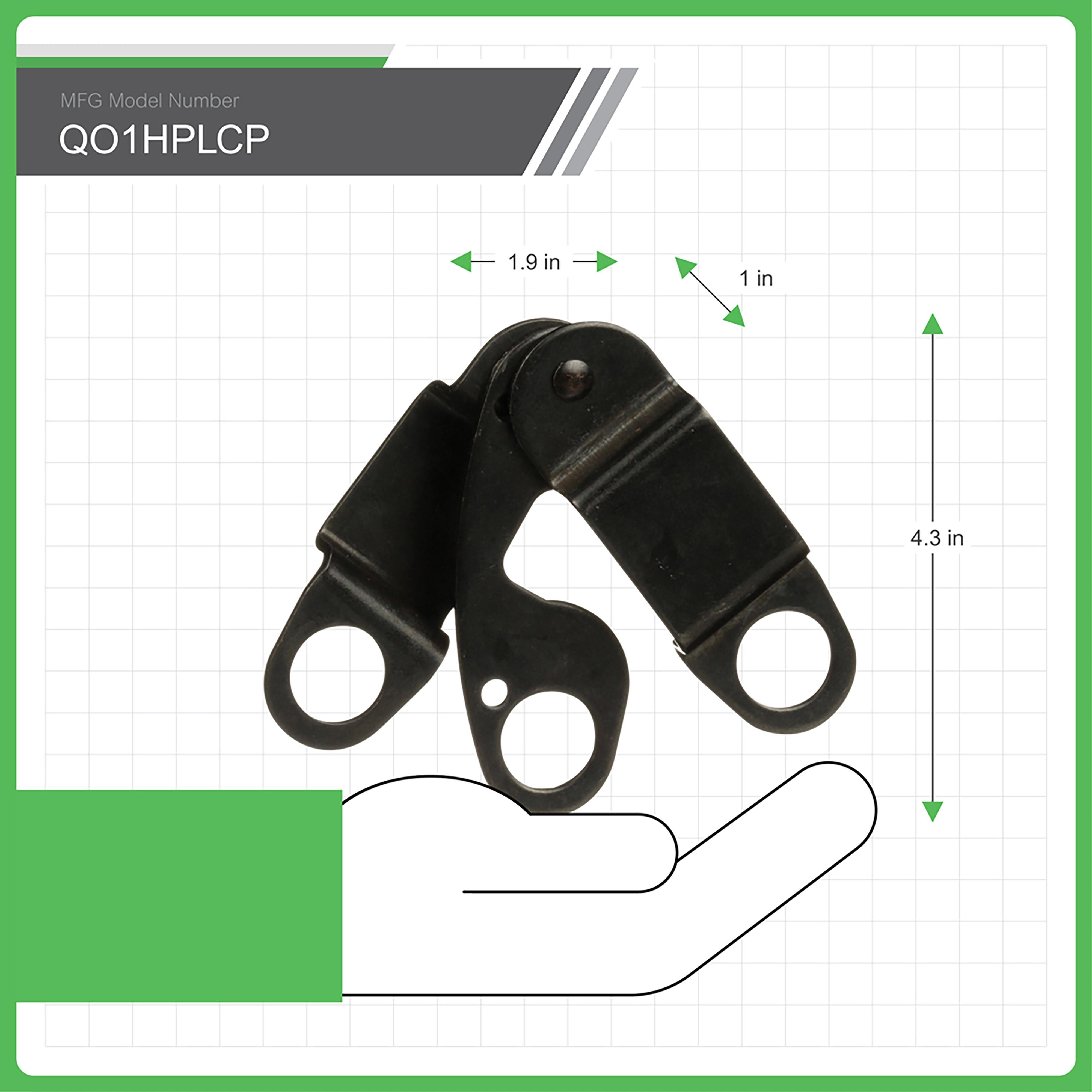 Picture of QO1HPL - Mini circuit breaker accessory, QO, padlock device, handle, 2 and 3 pole, loose