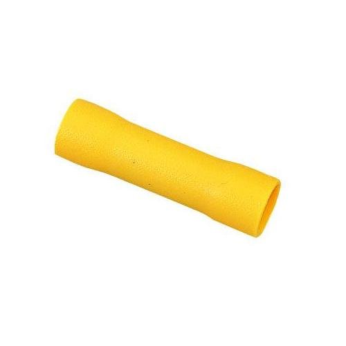 83-9301 - Vinyl Insulated Butt Splice, Yellow 12-10 AWG, Clam of 25