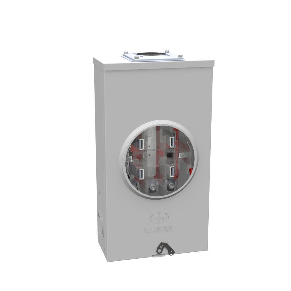 Picture of U9800-RRL-QG-BL-NE - 4 Terminal Ringless Large Hub Open Adapt To Small Hub Open Lever Bypass 9-16 In Barrel Lock With Bracket Provision New England