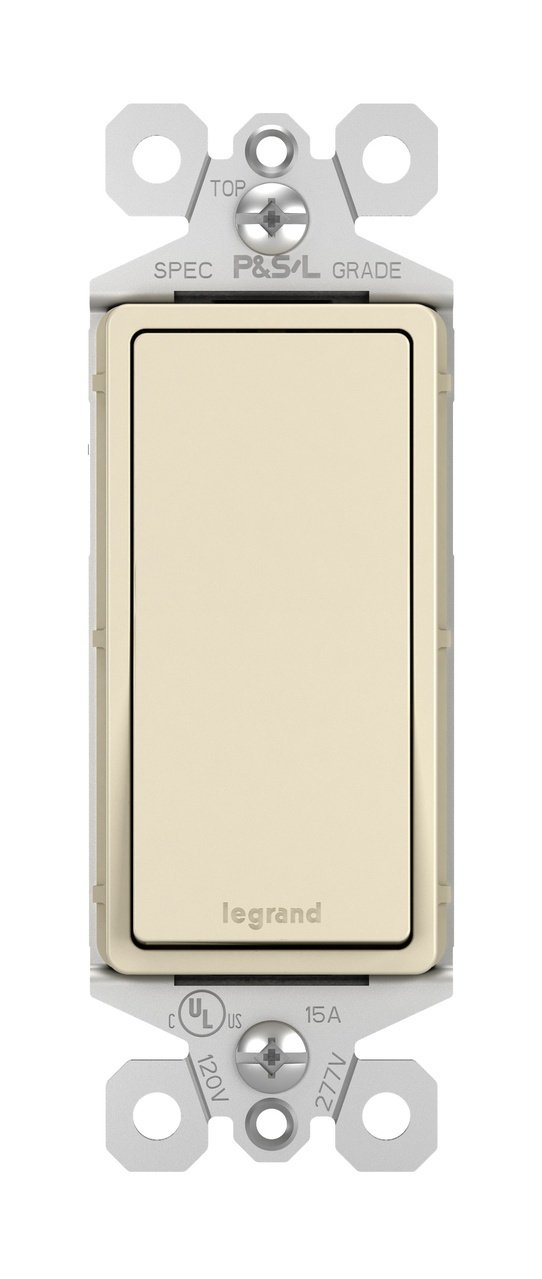 Picture of TM870-LA - radiant® 15A Single-Pole Switch, Light Almond