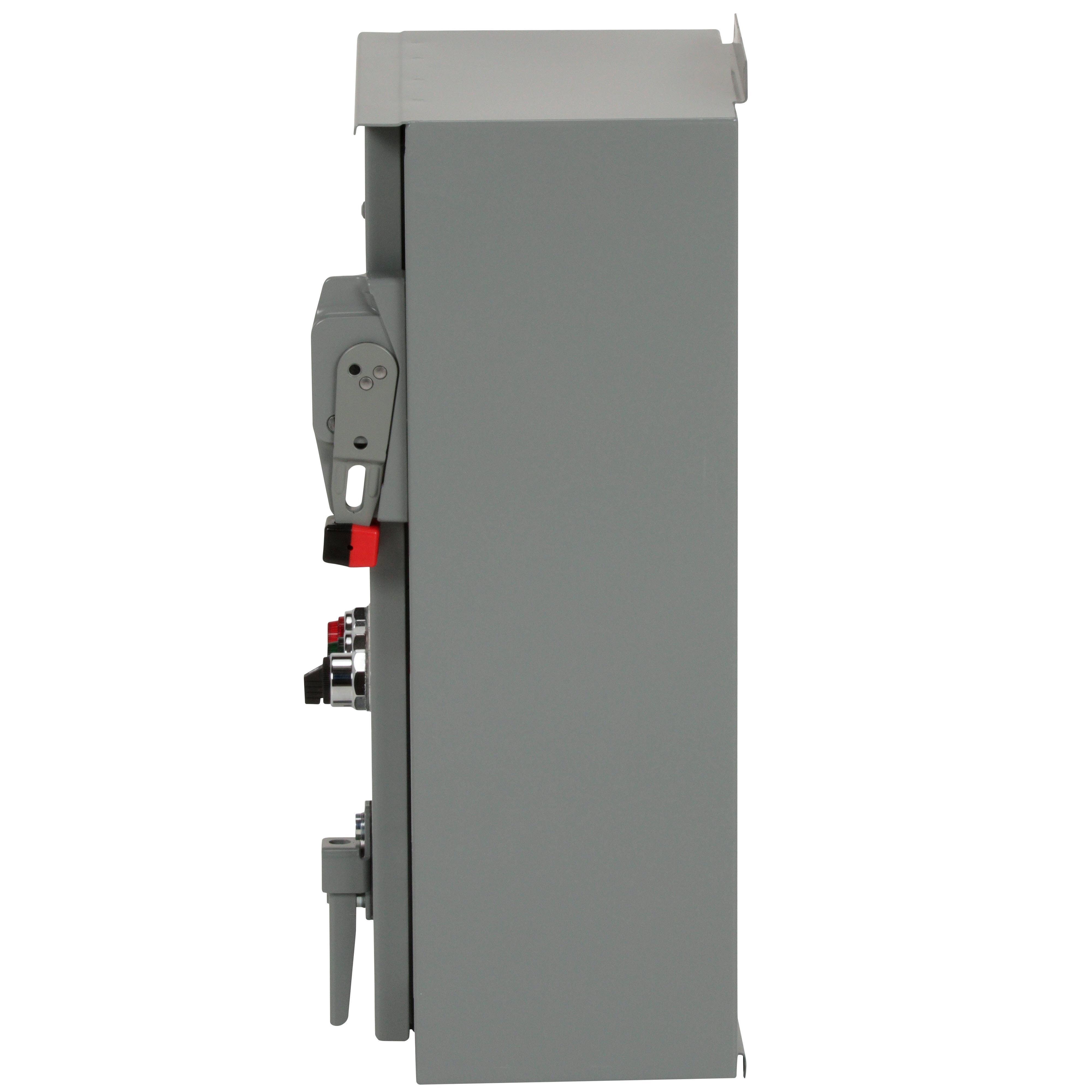 Picture of 8539SCASP6 - NEMA Combination Starter, Type S, HHL electronic motor circuit protector, Size 1, 27A, 3 phase, 120VAC coil, NEMA 12 [TAA]