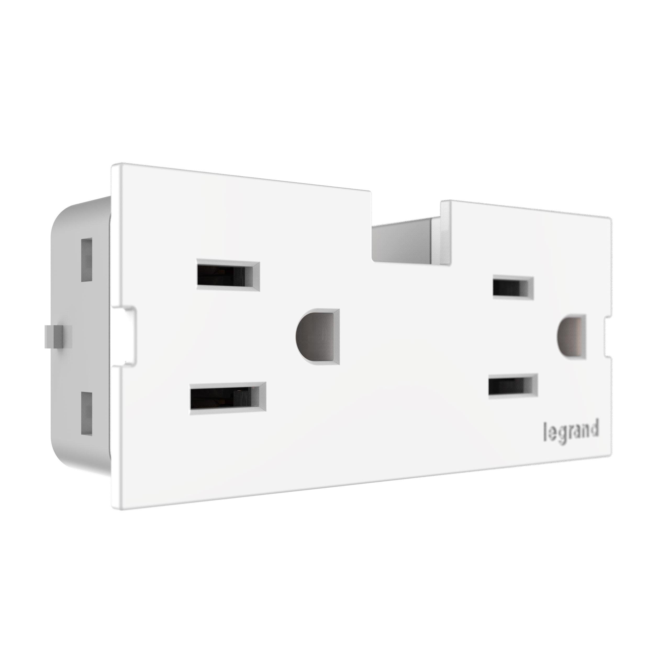 APTR15W4 - Outlet Module (15A), White APTR15W4