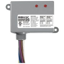 RIBU2C - RIBU2C Pilot Relays, 10 Amp 2 SPDT, 10-30 Vac/dc/120 Vac Coil, NEMA 1 Housing