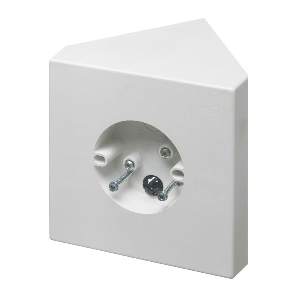 FB900 - Fan and fixture mounting box for new construction. Fits catheadral ceilings up to 80 degrees or larger. 70lb, 200lb fixture. Paintable textured finish. 14.5 cu. 8" square mounting surface handles fans with larger canopies.