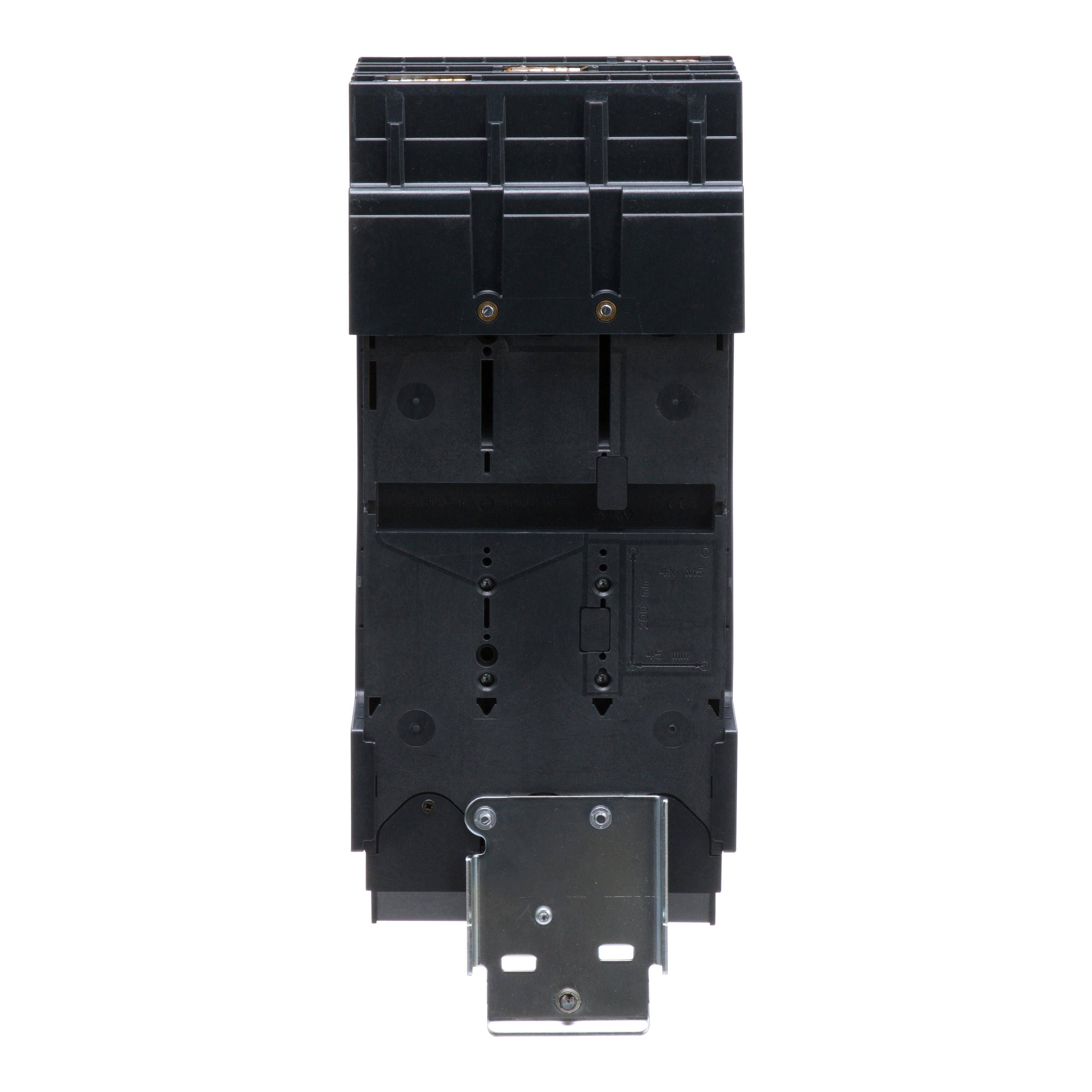 Picture of LGA36600U33X - Circuit breaker, PowerPacT L, 600A, 3 pole, 600VAC, 18kA, I-Line, MicroLogic 3.3S, 80%, ABC