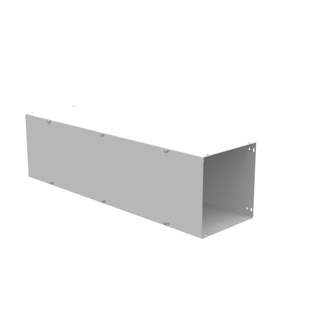Picture of 101036-GSC1-NK - 10x36x10 Screw Cover Wireway Type 1 UL Listed Steel No Knockouts ANSI 61 Gray