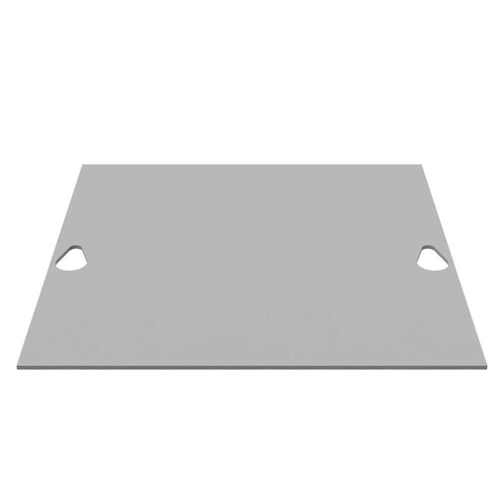 Picture of 66XSC1 - Front Cover Type 1 6x6 Screw Cover ANSI 61 Gray Steel