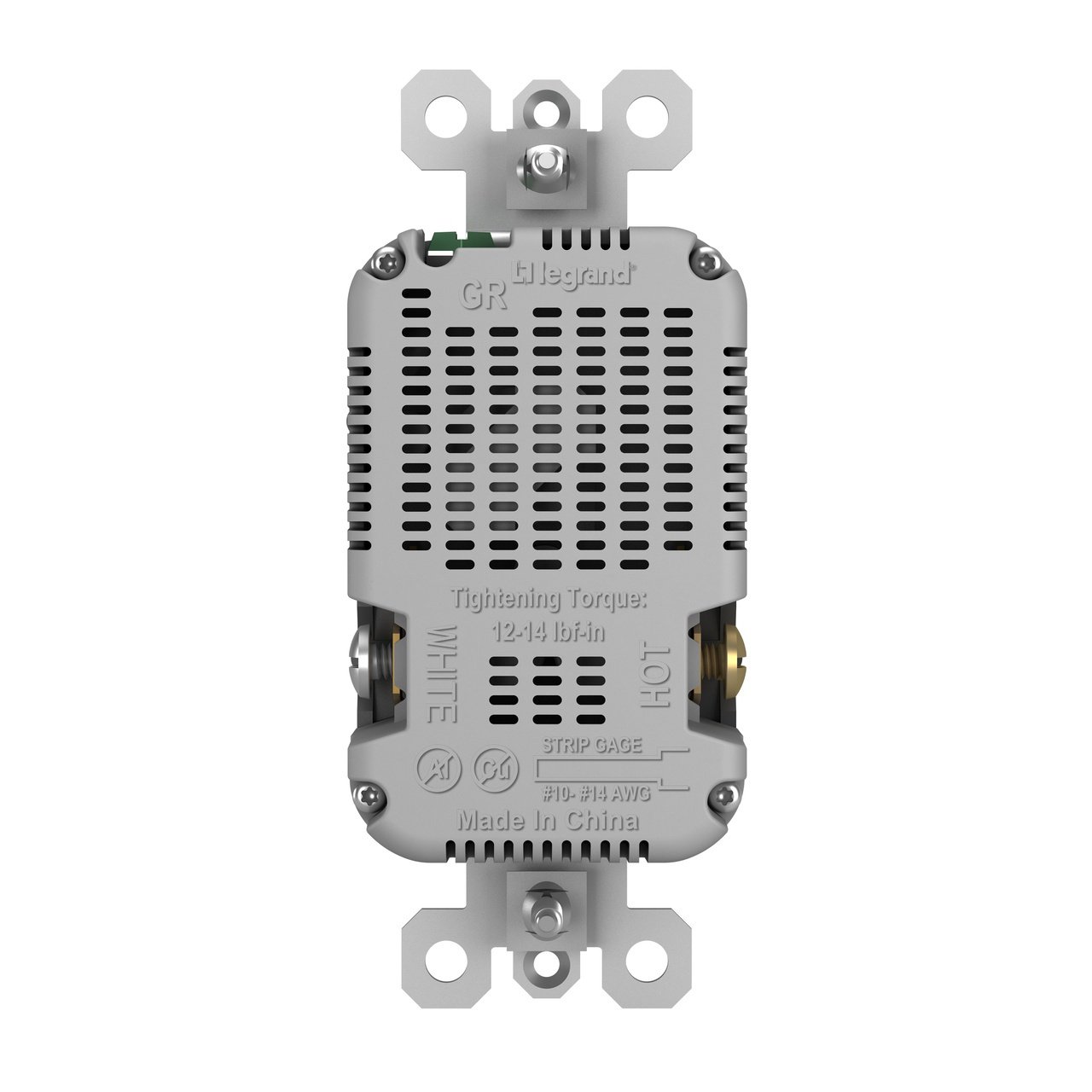 Picture of TM826USBBK - radiant® 15A Tamper-Resistant USB Outlet, Black