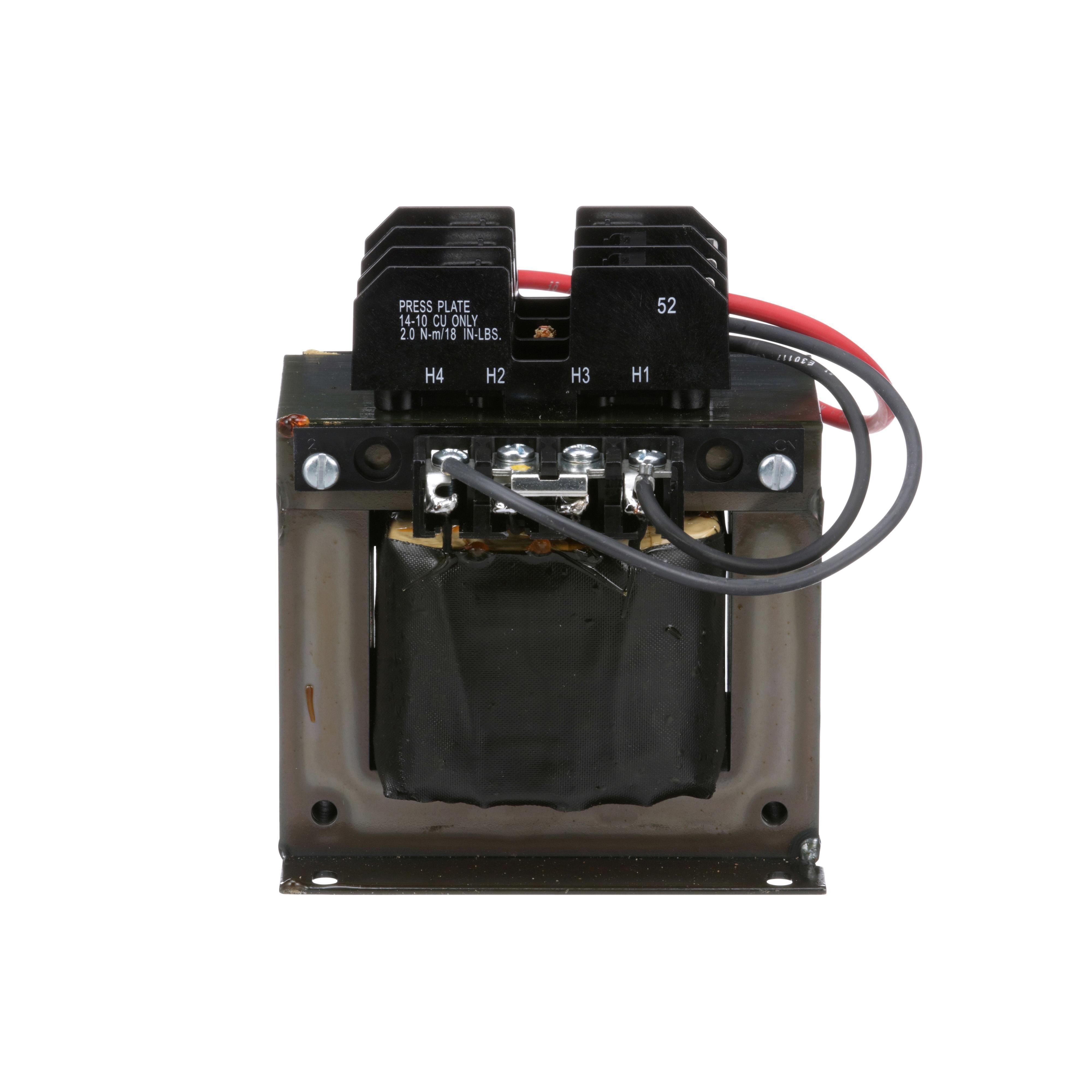 Picture of 9070TF500D1 - Industrial control transformer, Type TF, 1 phase, 500VA, 240x480V primary, 120V secondary, 50/60Hz