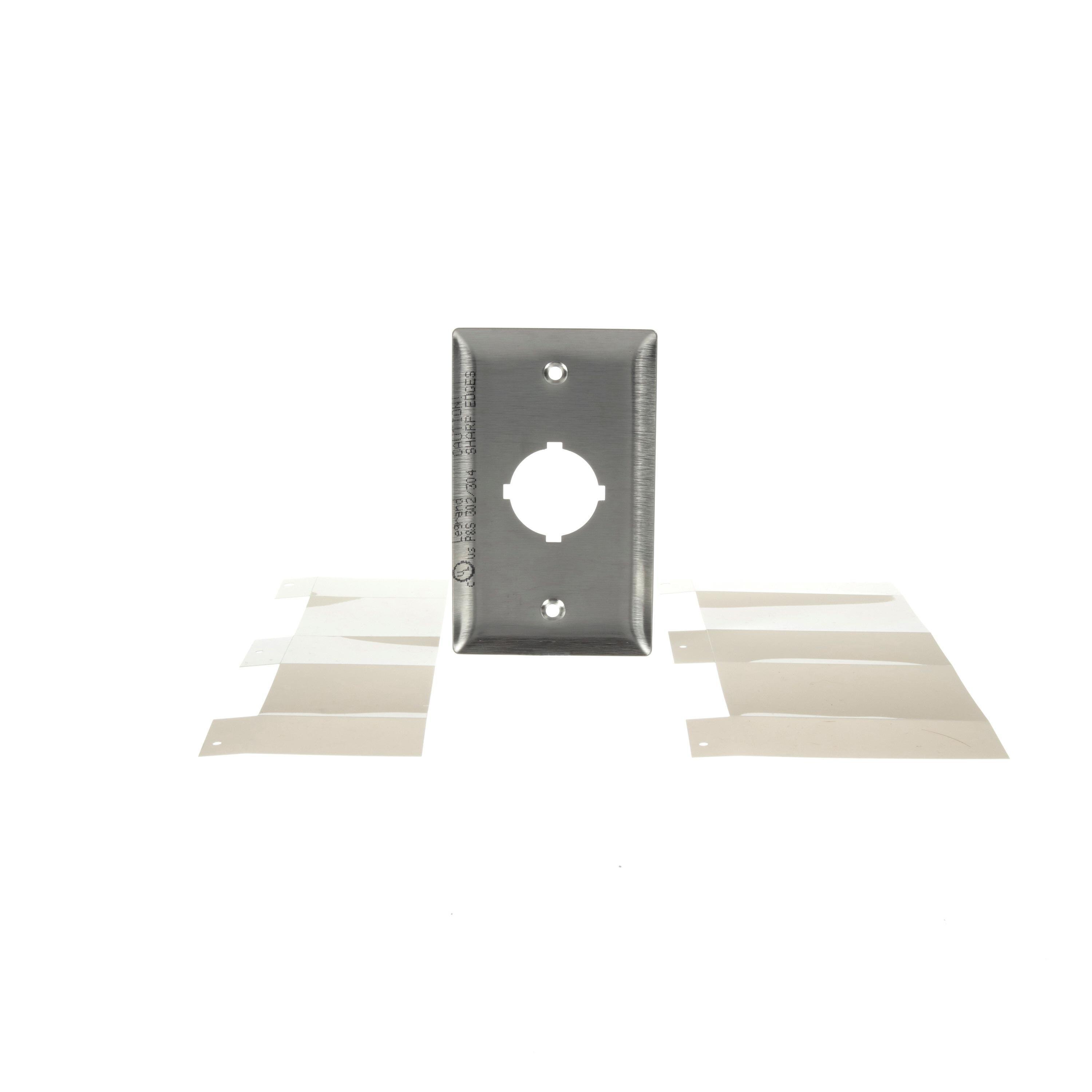 Picture of 9001K25 - 30mm Push button, Type K, flush plate, 1 hole, NEMA 1