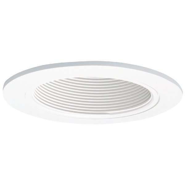 993W - 4" Trim Coilex Baffle White Trim with White Baffle