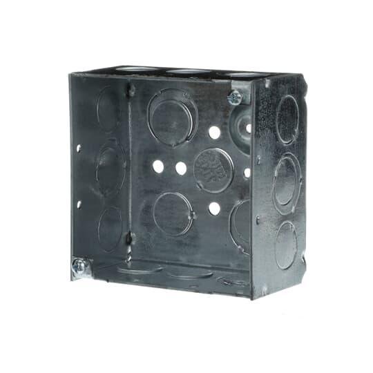 52171-1/2-3/4-E - 4" Steel Square Box