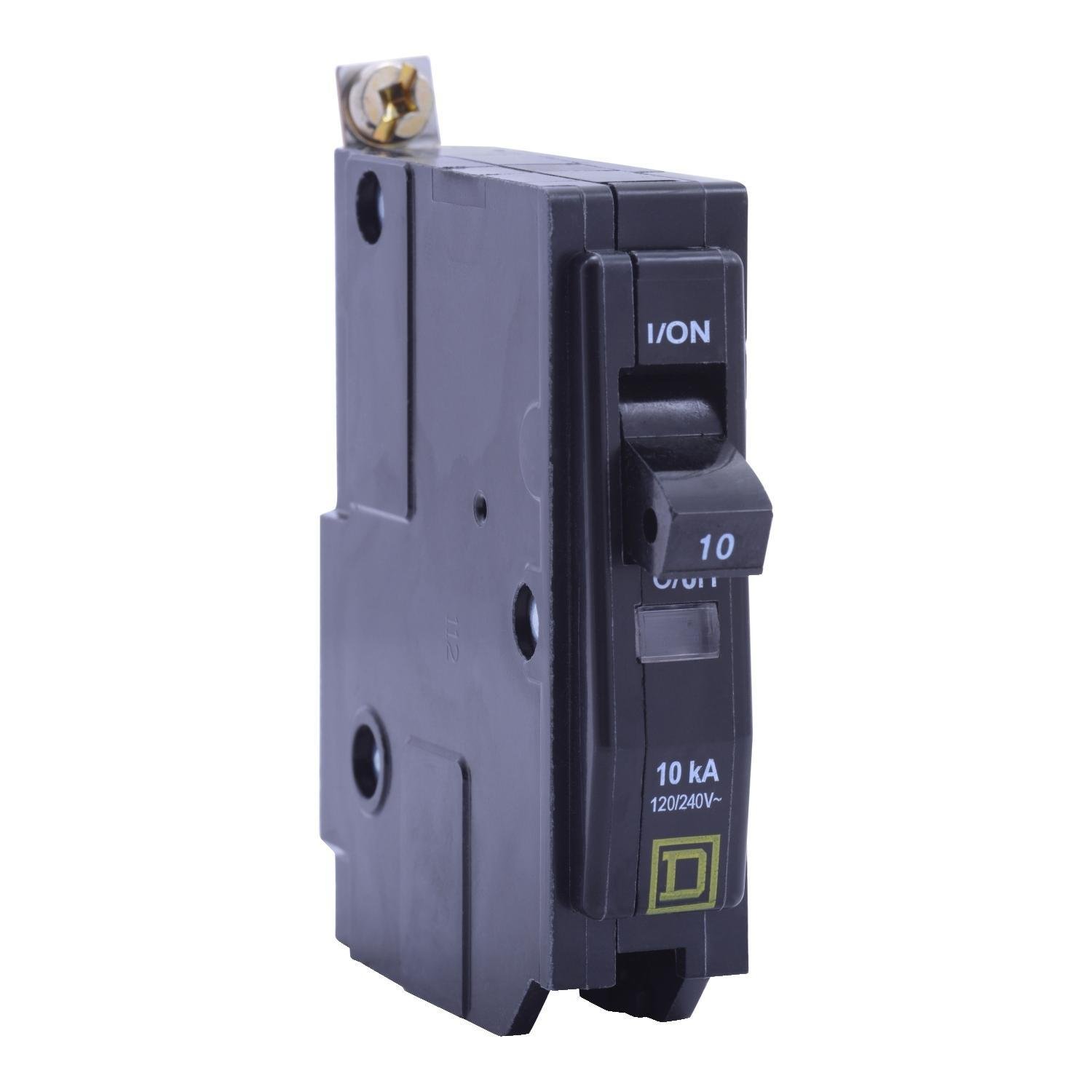 QOB130HID - Mini circuit breaker, QO, 30A, 1 pole, 120/240VAC, 10kA, bolt on, high density discharge
