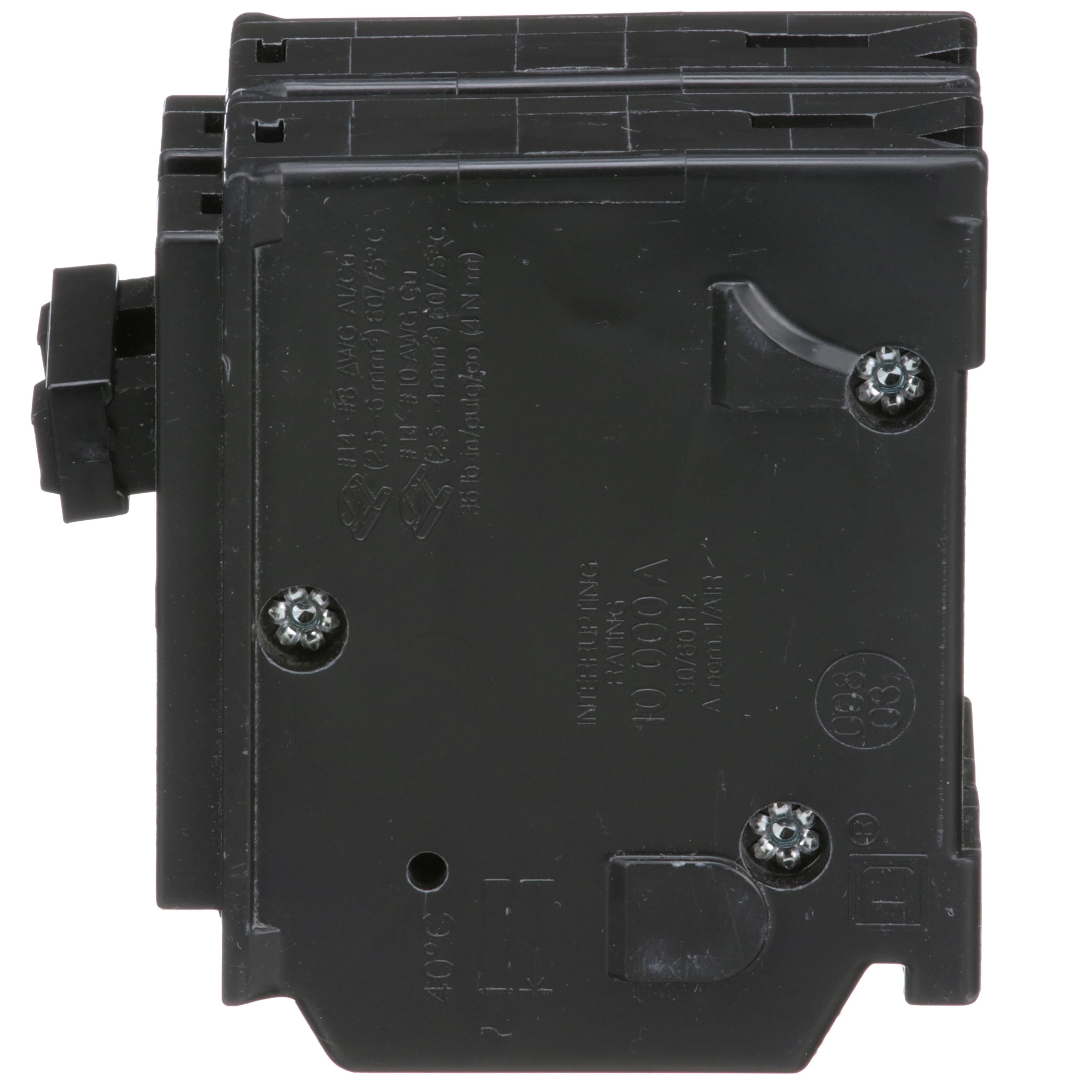 Picture of HOM2305219 - Mini circuit breaker, Homeline, 30A, 2 pole, 120/240VAC, 10kA AIR, standard type, plug in, high amp lug, UL