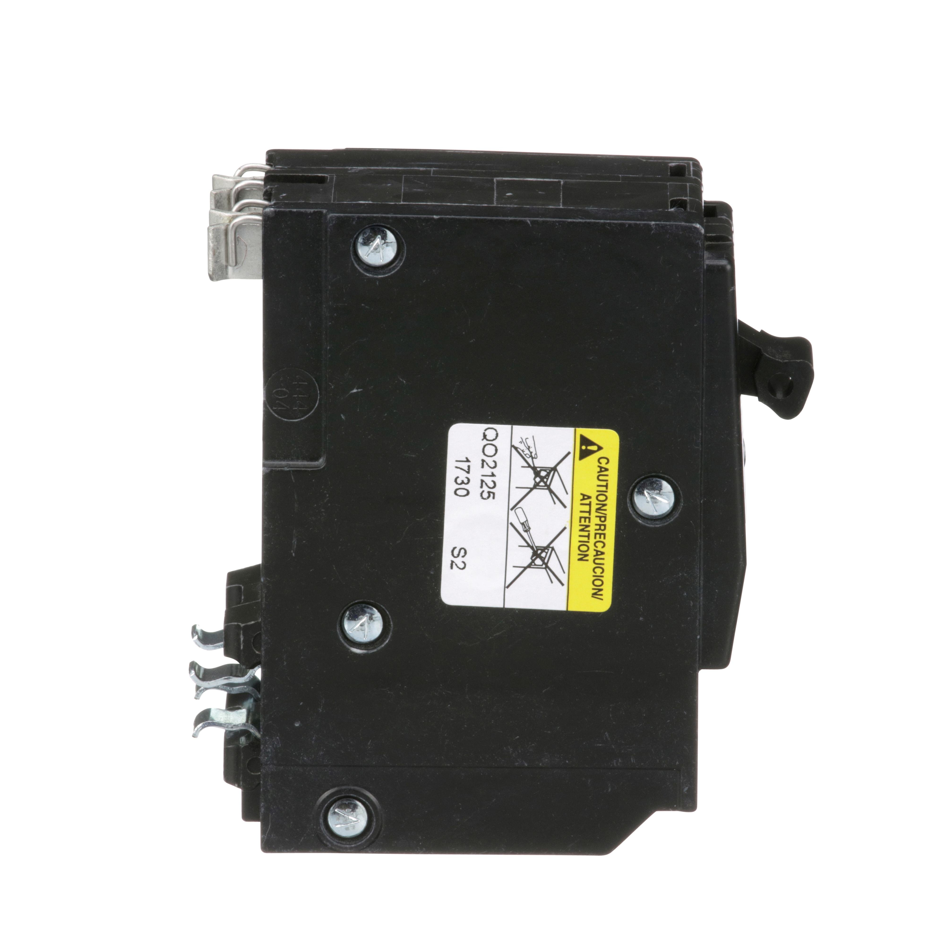 Picture of QO2125 - Mini circuit breaker, QO, 125A, 2 pole, 120/240VAC, 10kA, plug in