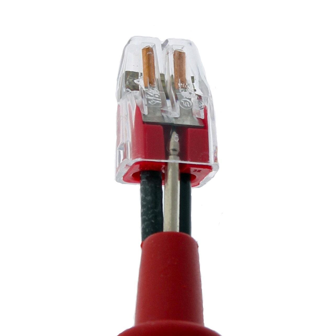 Picture of 30-1032J - In-Sure® Push-In Wire Connector, Model 32 2-Port Red, Jar of 300