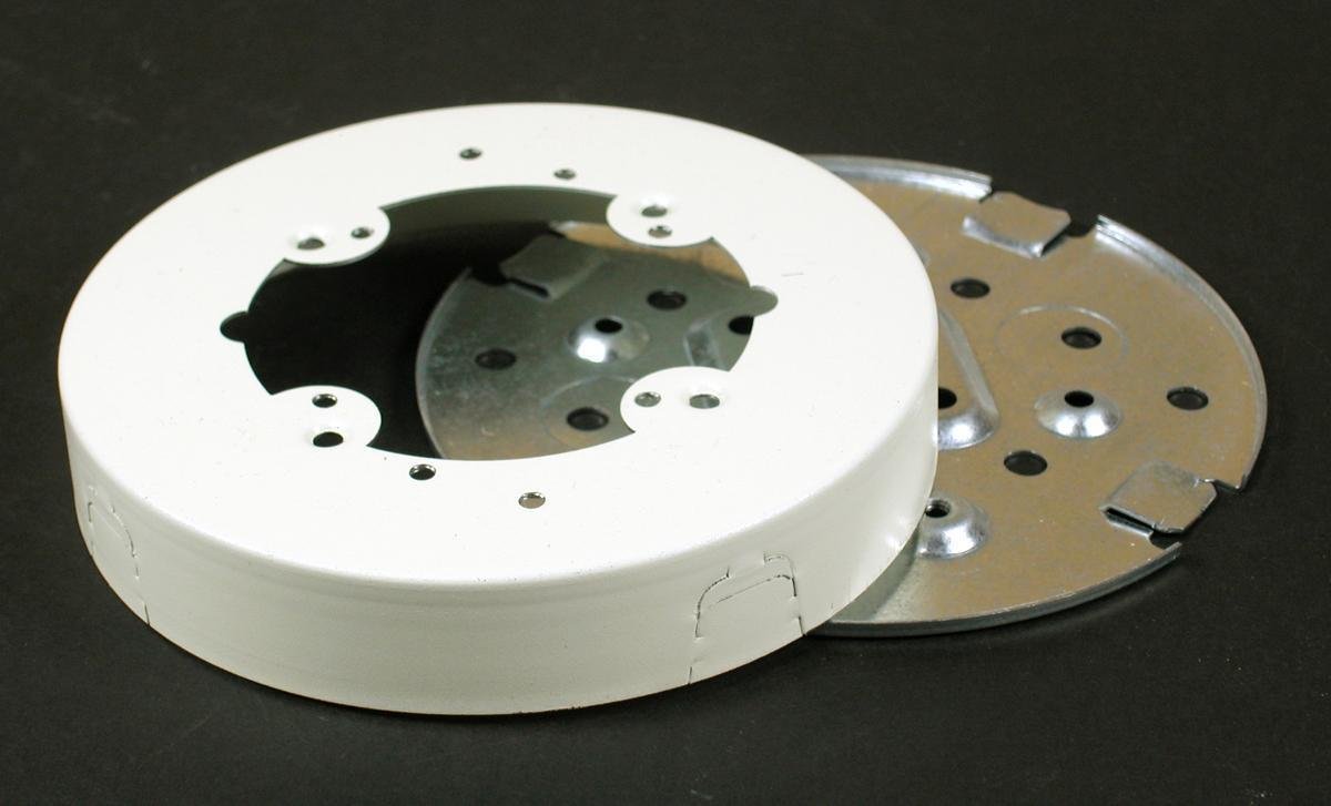 Picture of V5738AF - Wiremold 500/700 Series Solid Base Fan Box Fitting, Ivory