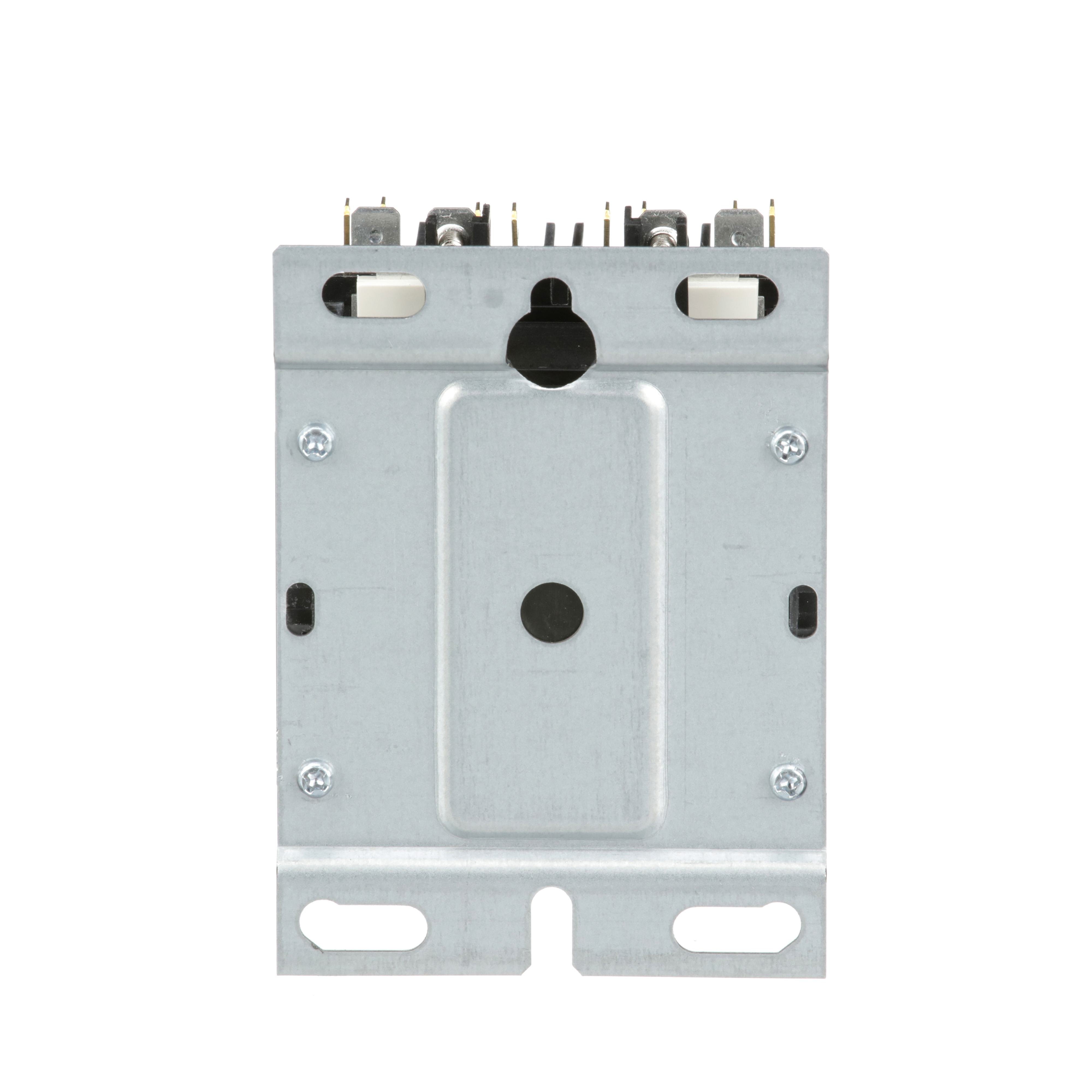 Picture of 8910DPA34V14 - Contactor, Definite Purpose, 30A, 4 pole, 20HP at 575VAC, 3 phase, 24/24VAC 50/60Hz coil, open