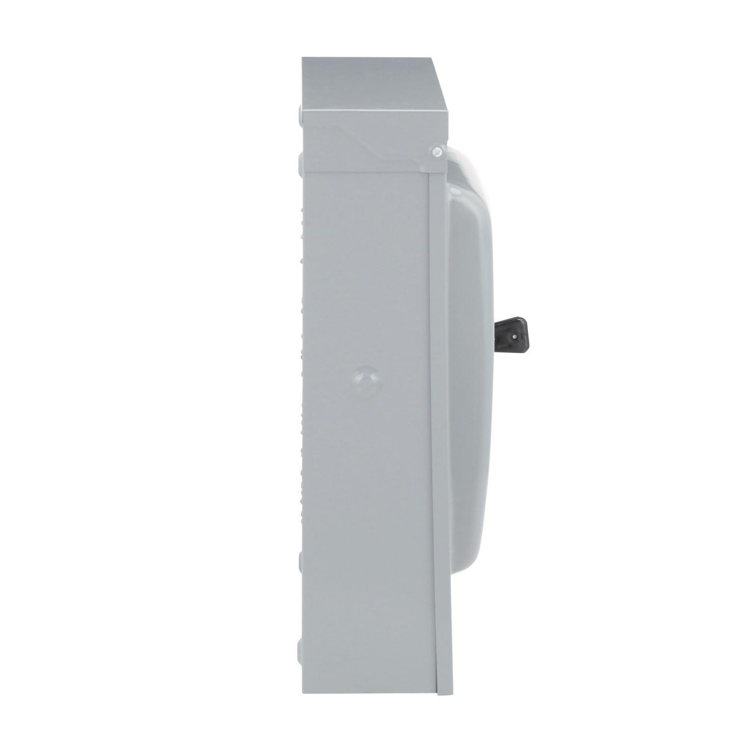 Picture of D325NR - Safety switch, general duty, fusible, 400A, 3 pole, 125hp, 240VAC, NEMA 3R, neutral factory installed