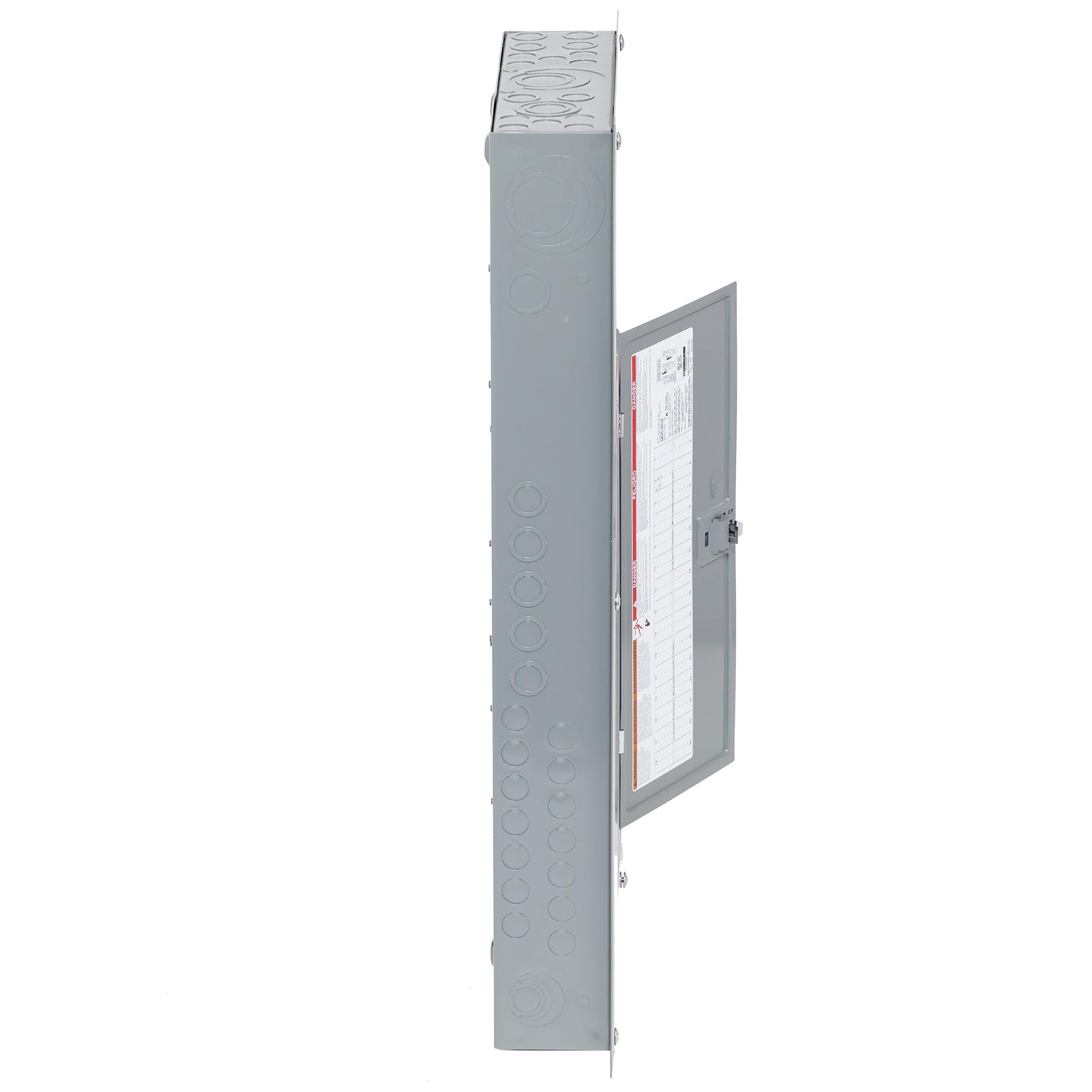 Picture of QO130L200PGC - Load center, QO, 1 phase, 30 spaces, 40 circuits, 200A convertible main lugs, PoN, NEMA1, gnd bar, combo cover