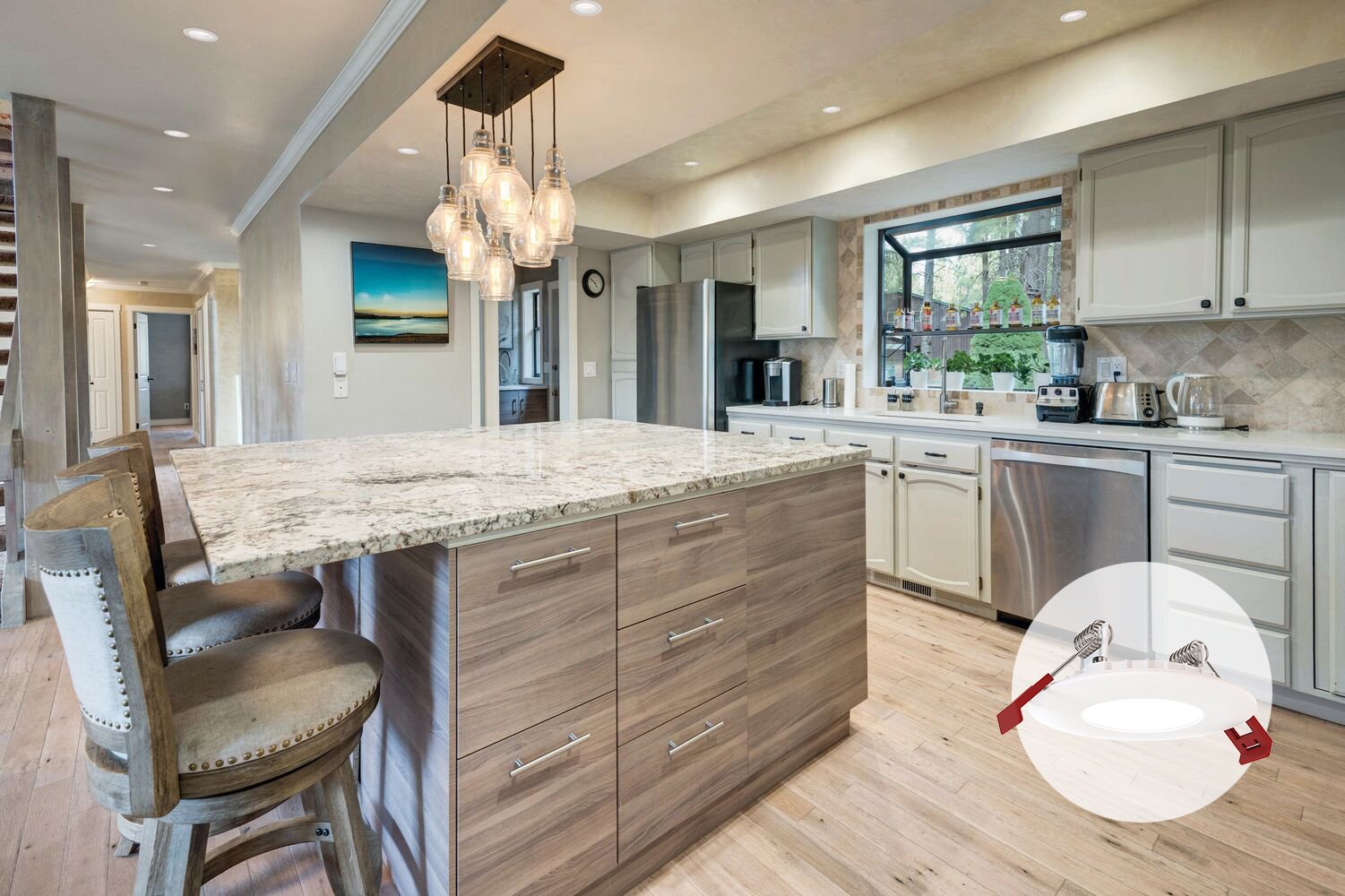 Picture of WF2 RD ALO25 SWW5 90CRI 120 MW M6 - Wafer 2 in. Adjustable Lumen and CCT Canless IC Rated Dimmable Integrated LED Recessed Light Trim