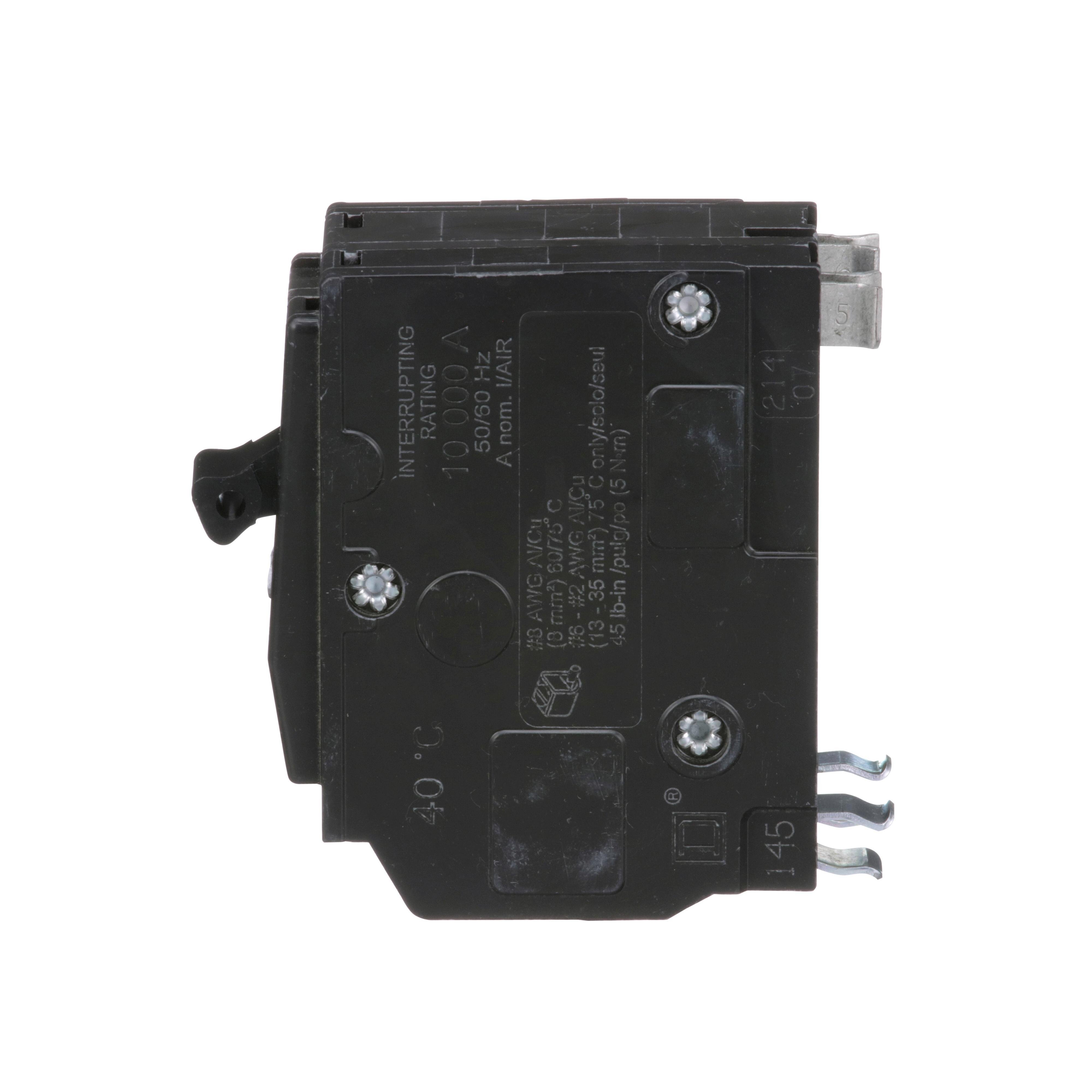 Picture of QO250 - Mini circuit breaker, QO, 50A, 2 pole, 120/240VAC, 10kA, plug in