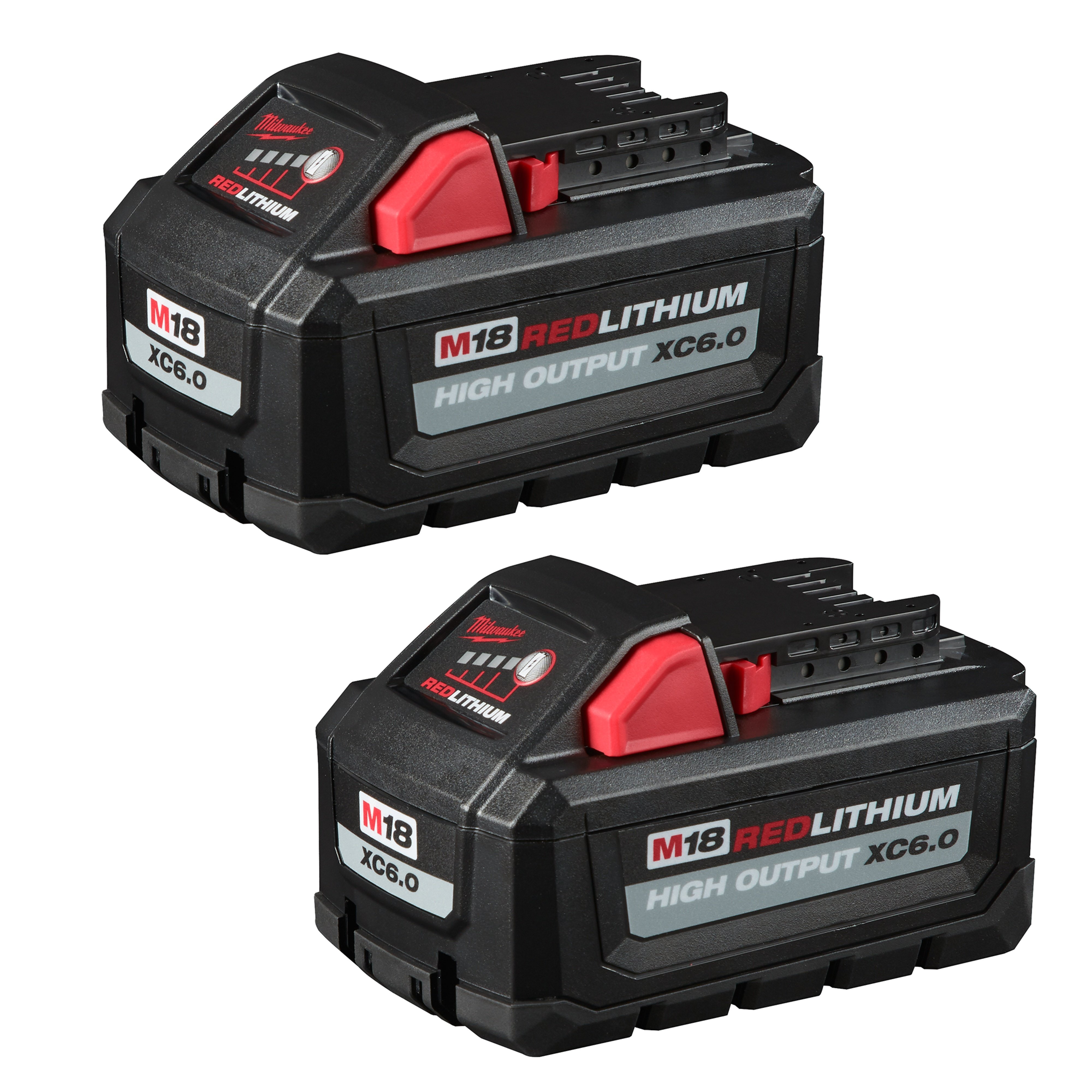 48-11-1862 - M18™ REDLITHIUM™ HIGH OUTPUT™ XC 6.0Ah Battery Pack (2 Piece)