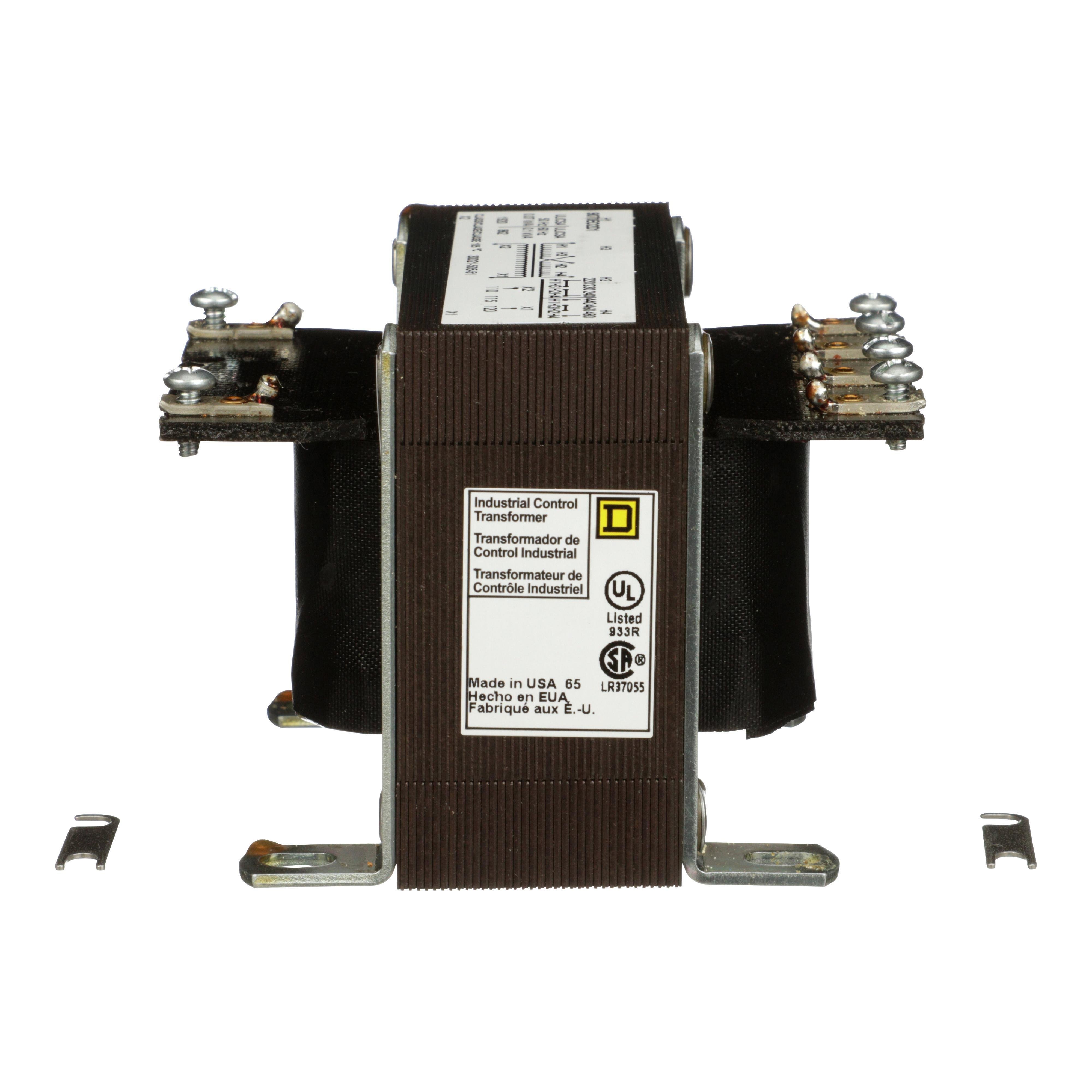 Picture of 9070EO2D1 - Transformer, EO, industrial control, 100VA, 1 phase, 240x480V primary, 120V secondary, 80C rise