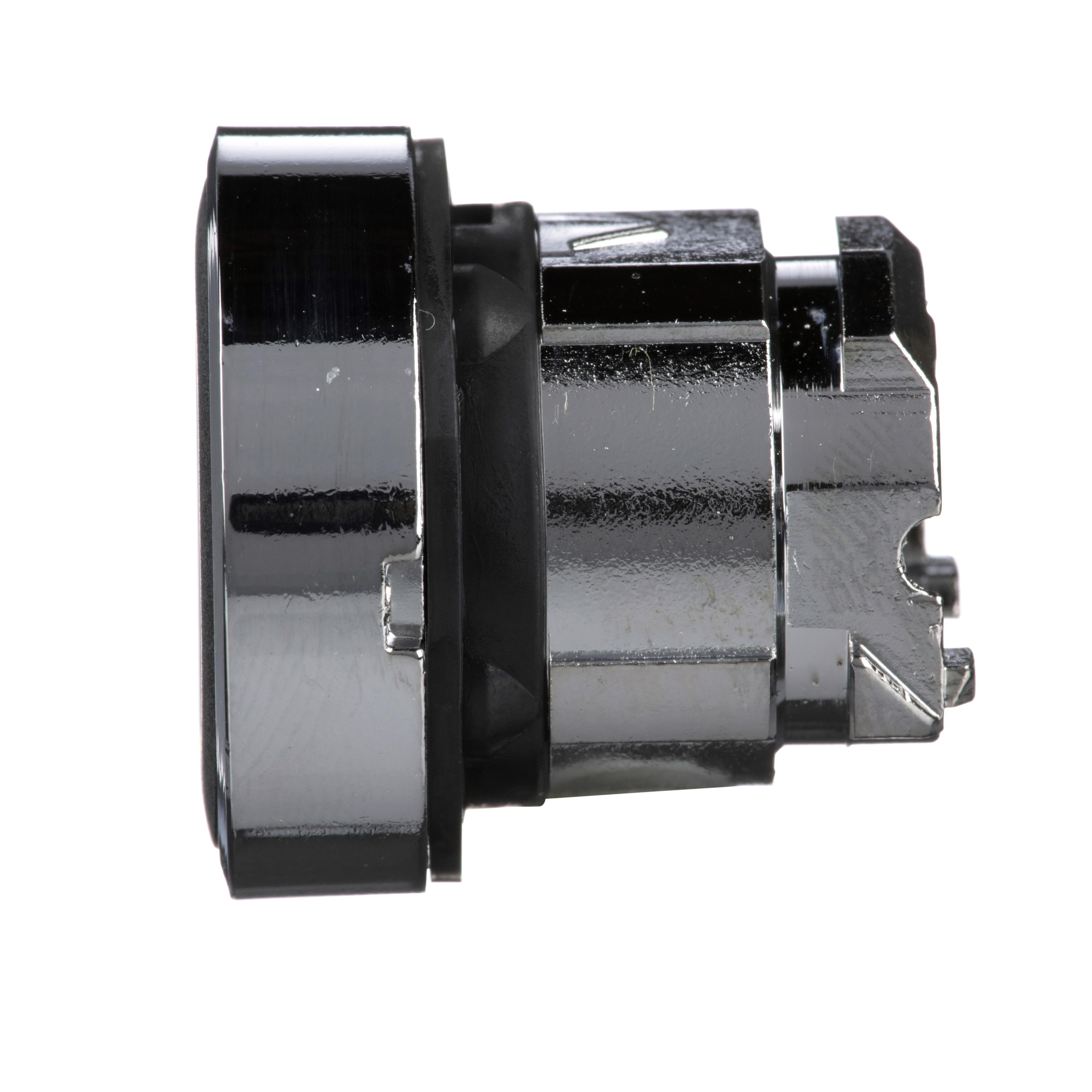 Picture of ZB4BA2 - Harmony, 22mm Push Button, flush push button head, spring return, black, unmarked