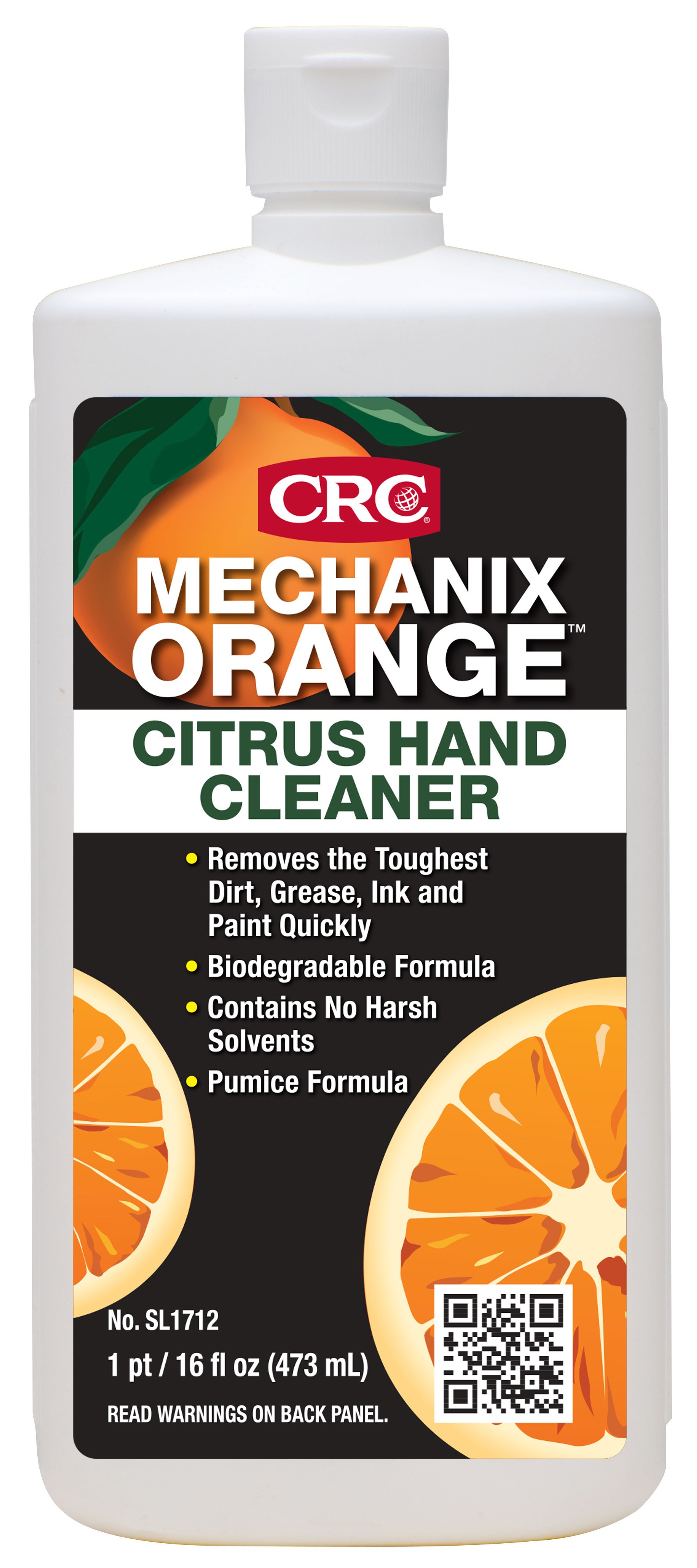 SL1712 - Mechanix Orange™ Citrus Lotion Hand Cleaner w/Pumice, 16 Fl Oz