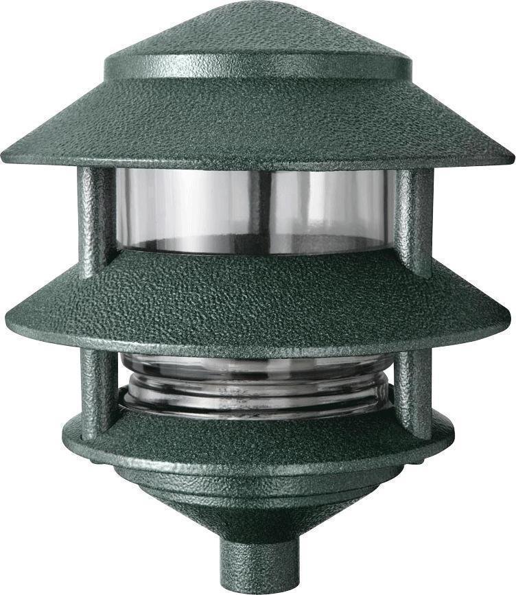 LL322VG - LANDSCAPE 1220 LUMENS LAWN LIGHT 3 TIER INCANDESCENT DSCENT 75W MAX VERDE GREEN