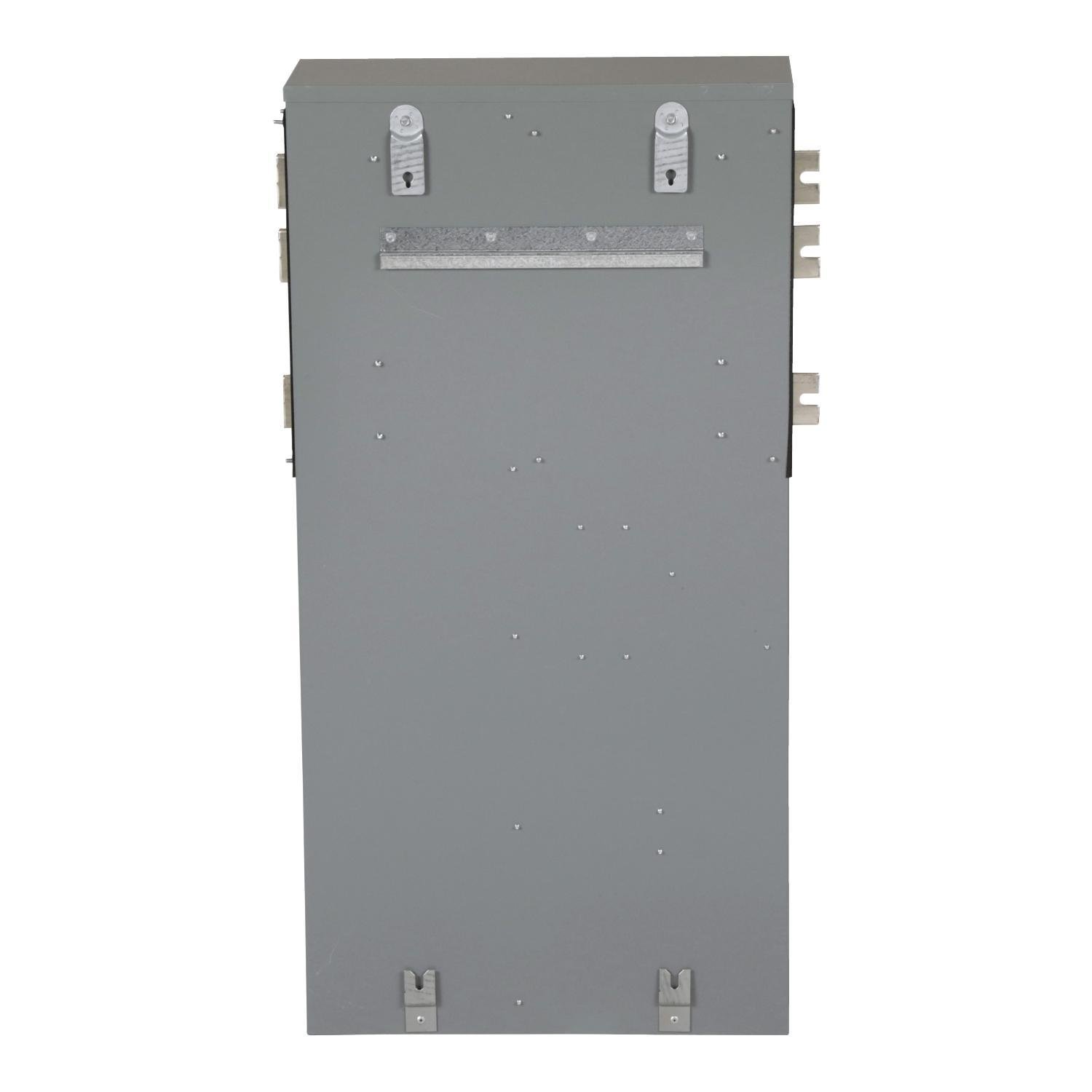 Picture of EZML111400 - Branch unit, EZ Meter-Pak, 400A, 1 x 5 jaw socket, 120/240VAC, lever bypass, ringless, 1200A Cu busbar