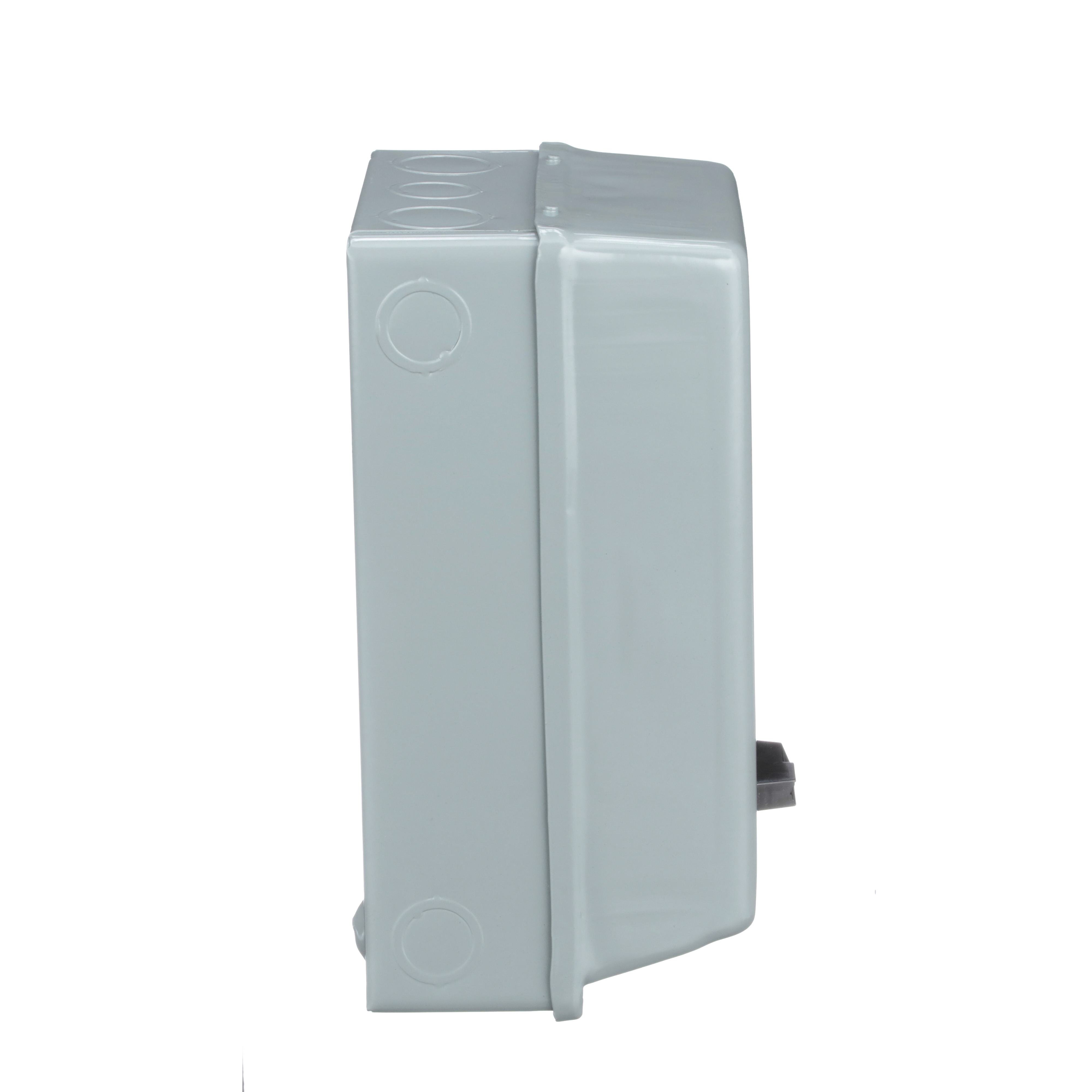 Picture of 8536SCG3V03H30 - NEMA motor starter, Type S, nonreversing, Size 1, 27A, 10HP at 460VAC, up to 100kA SCCR, 3 phase, 3 pole, Motor Logic, 240VAC coil, NEMA 1 [TAA]