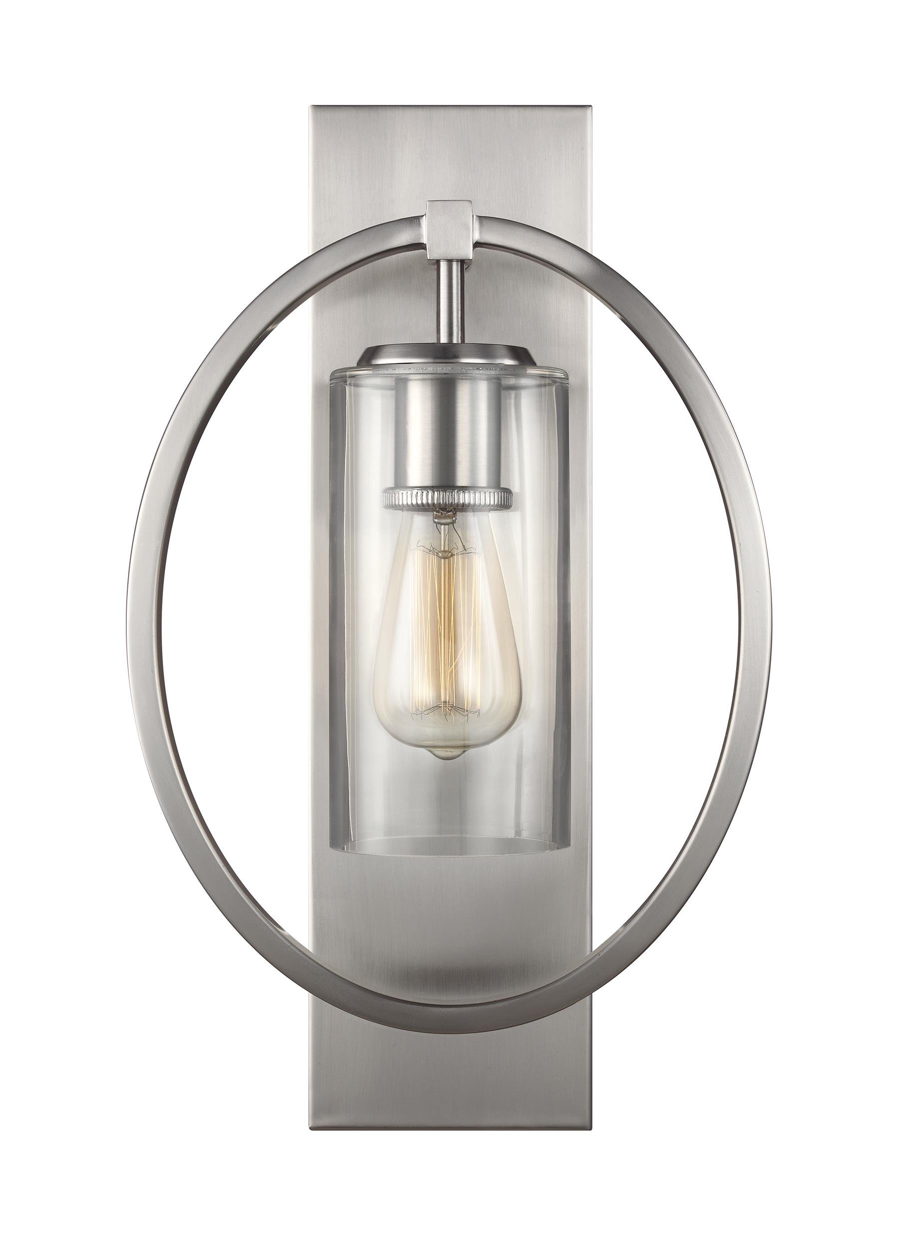 Marlena Large Sconce Satin Nickel