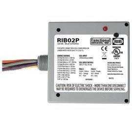 Picture of RIB02P - Enclosed Relay 20Amp DPDT 208-277VAC