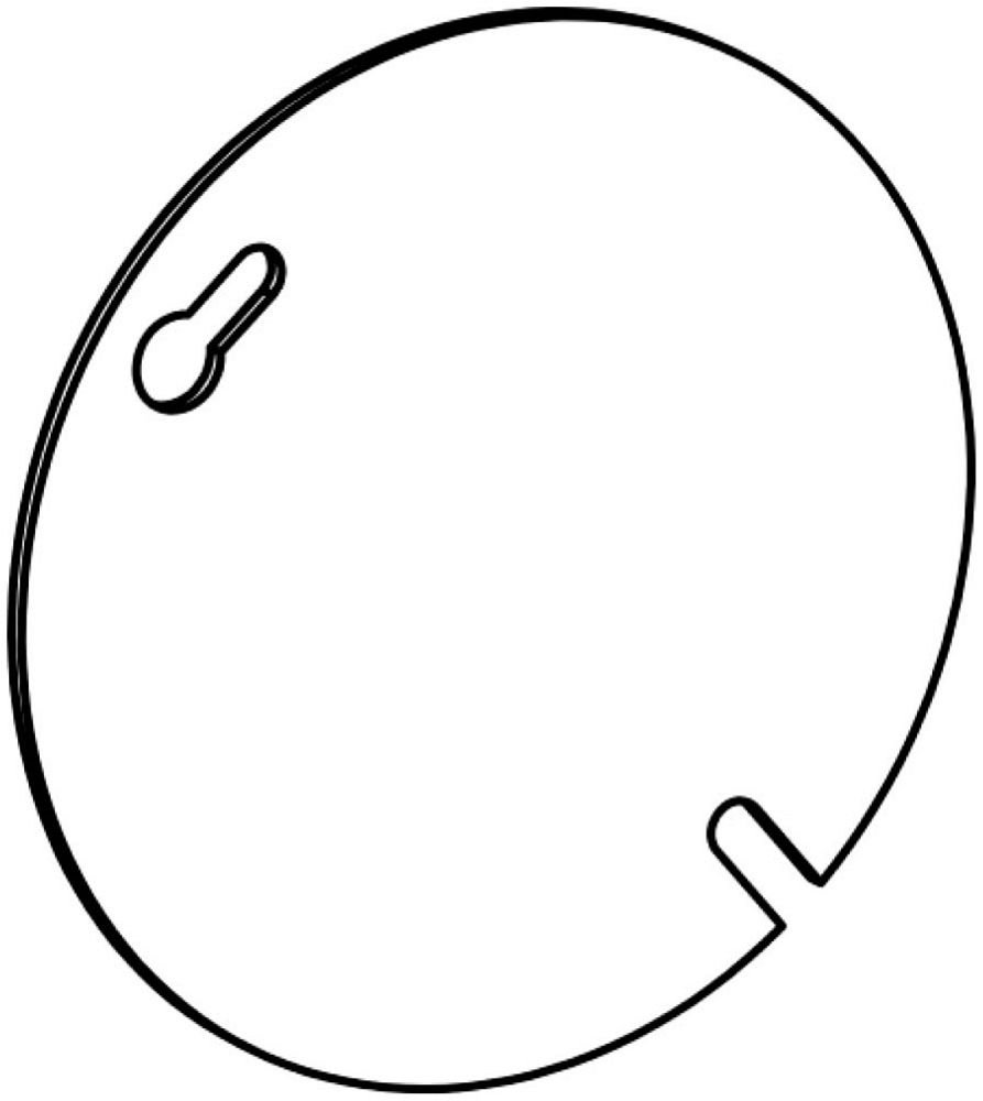3RBC - FLAT, 3-1/2" ROUND BLANK COVER